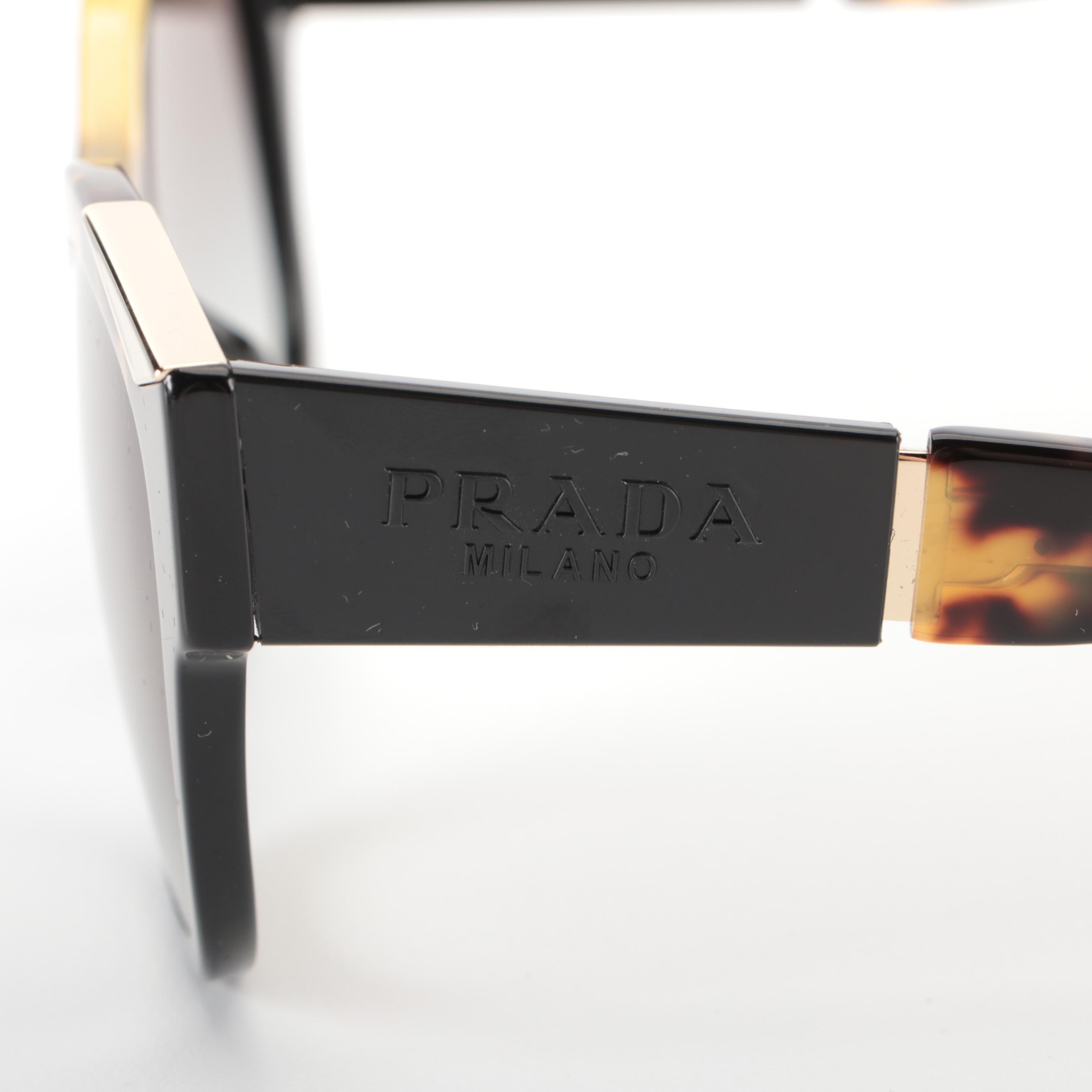 Prada SPR 02W-F Multicolor Sunglasses with Case and Box