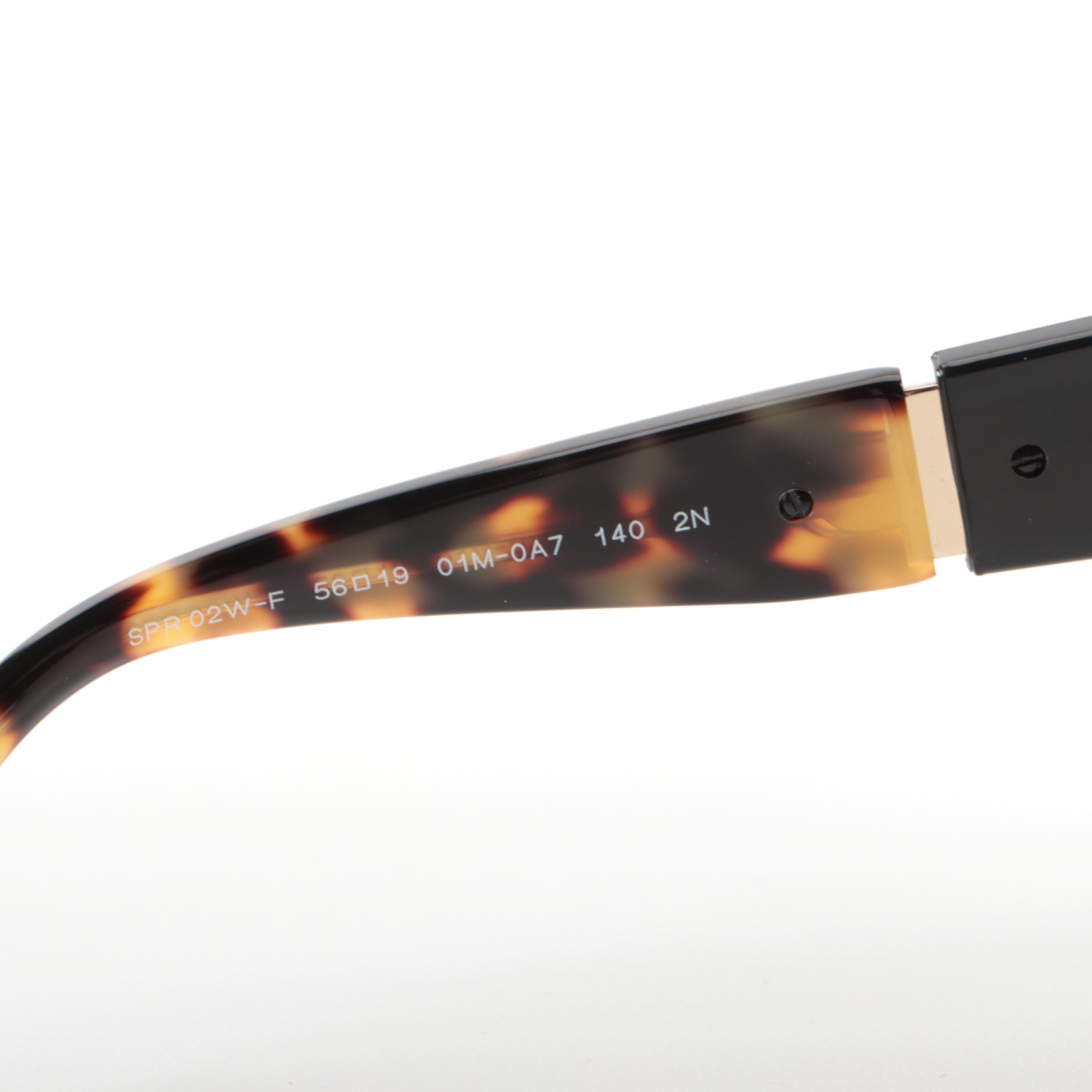 Prada SPR 02W-F Multicolor Sunglasses with Case and Box