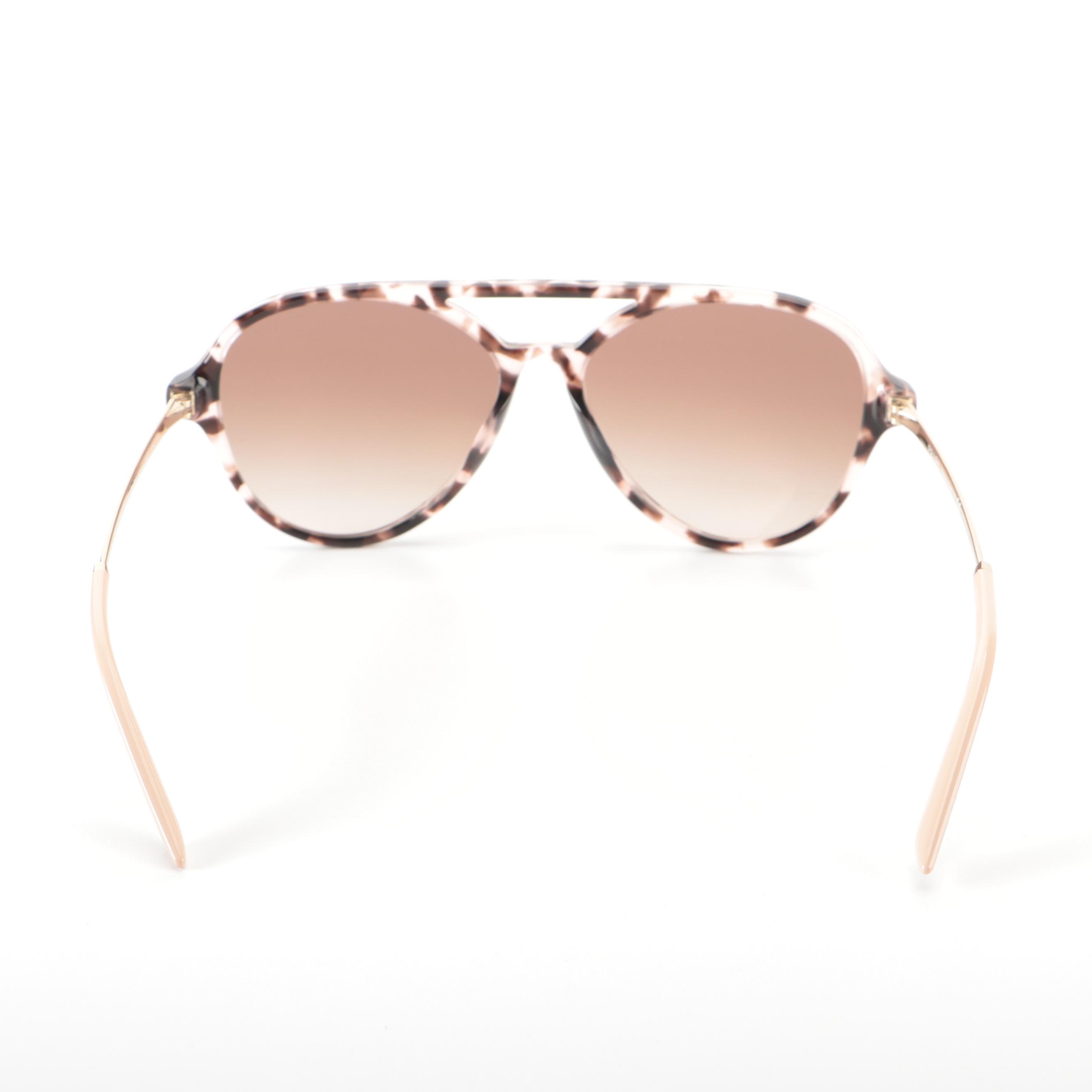 Prada SPR 13W-F Aviator Style Sunglasses with Case