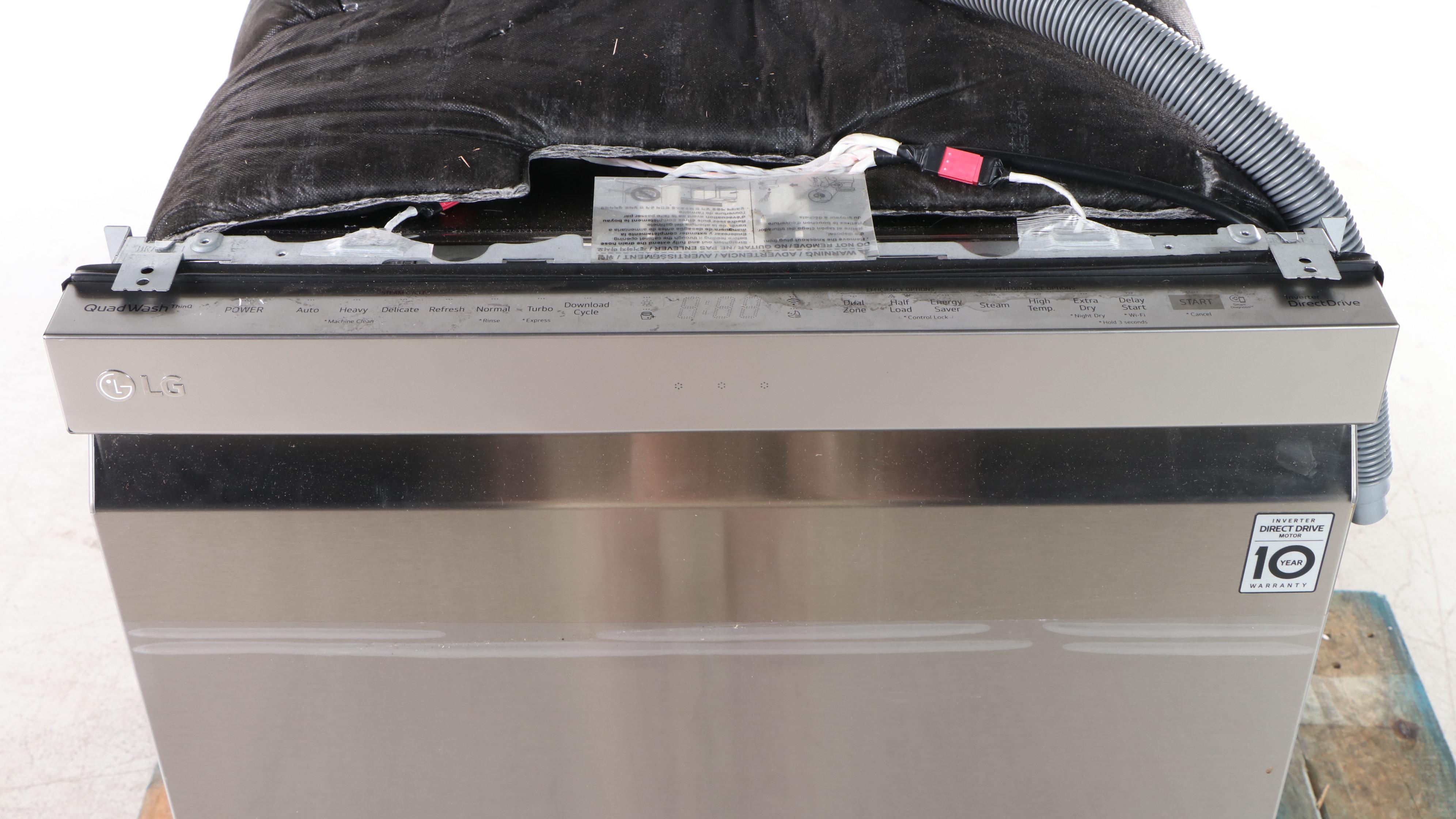 LG Stainless Steel Control Top QuadWash Smart Wi-Fi Enabled Dishwasher