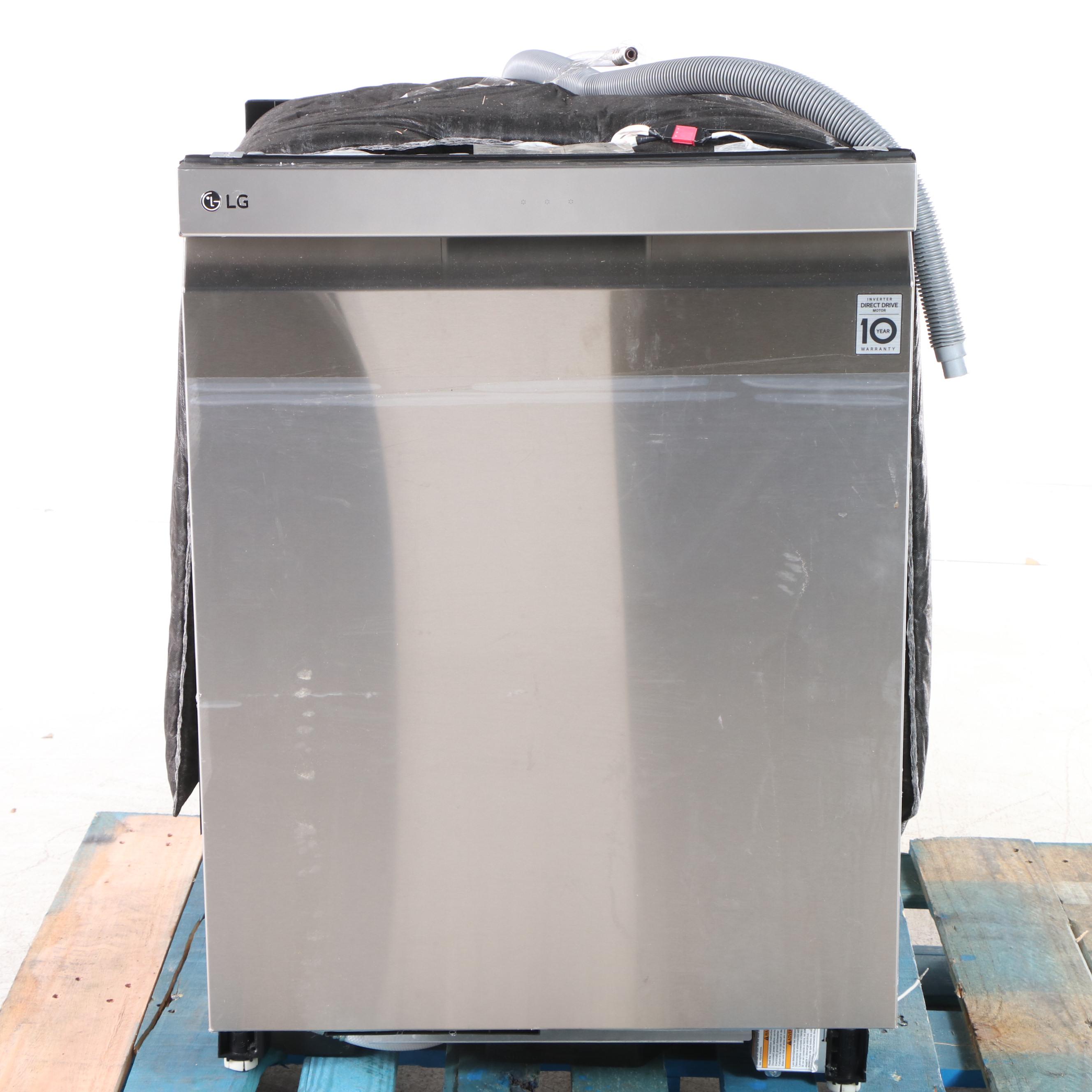 LG Stainless Steel Control Top QuadWash Smart Wi-Fi Enabled Dishwasher