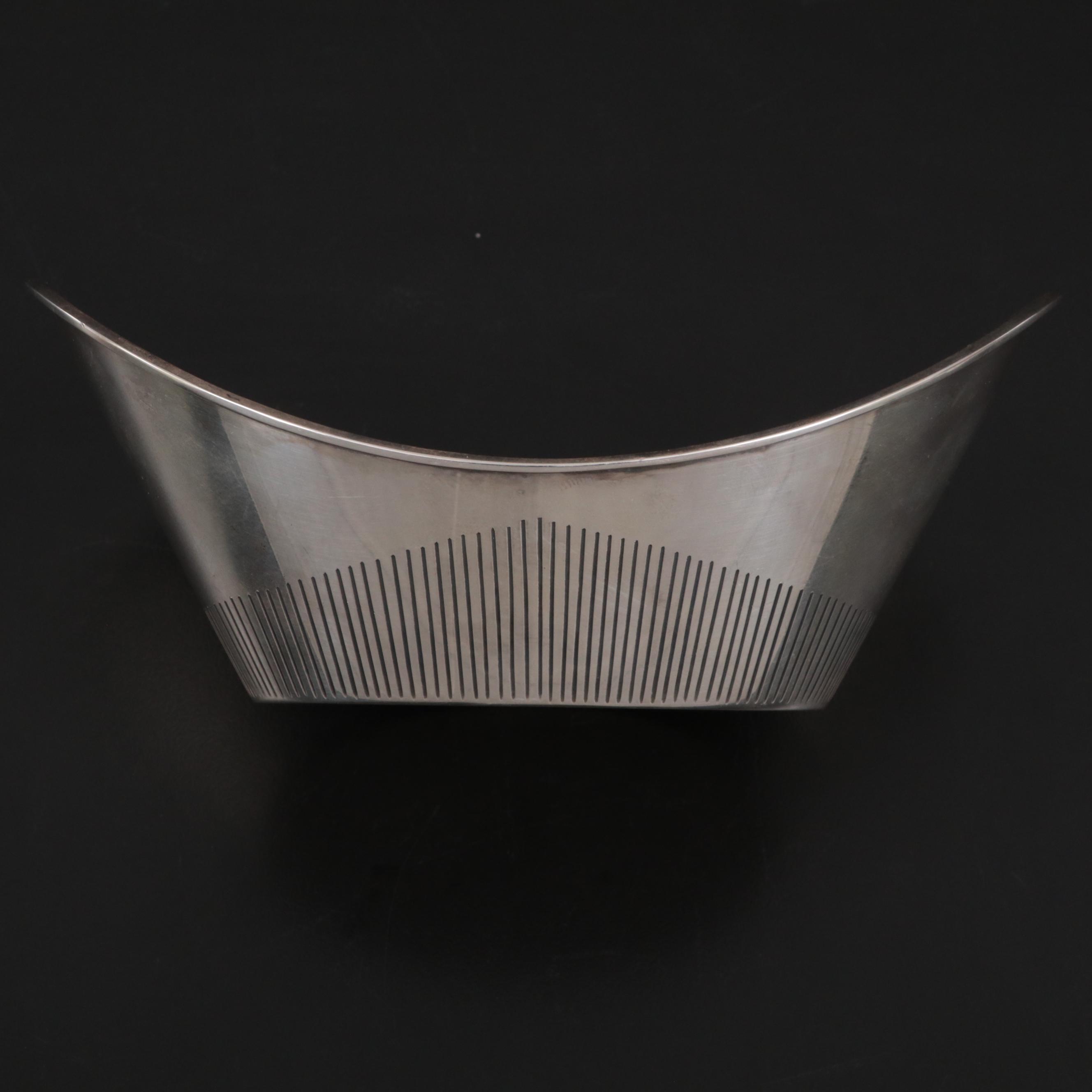 Karl Gustav Hansen for Hans Hansen Sterling Silver Dish, 1952