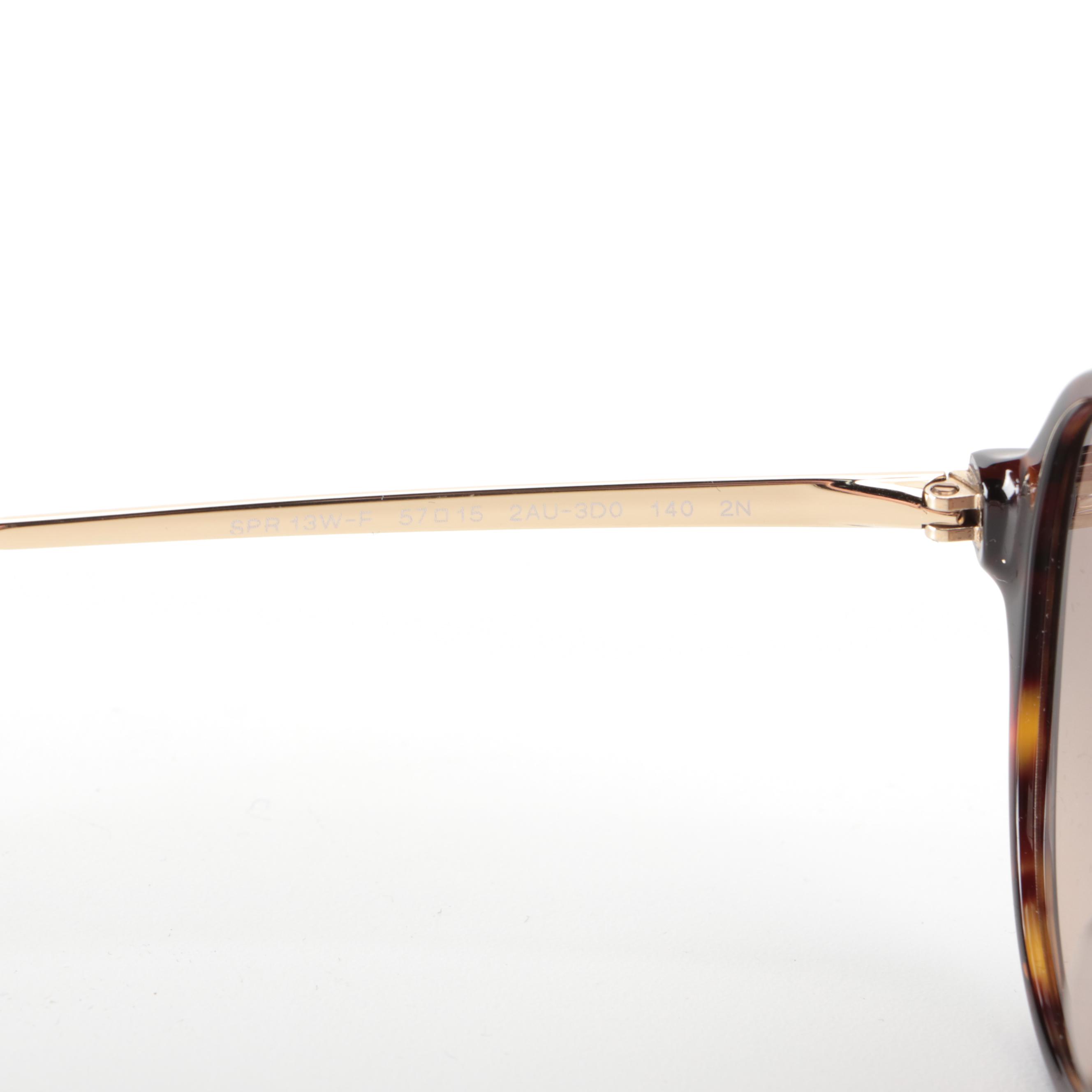 Prada SPR 13W-F Aviator Style Sunglasses with Case