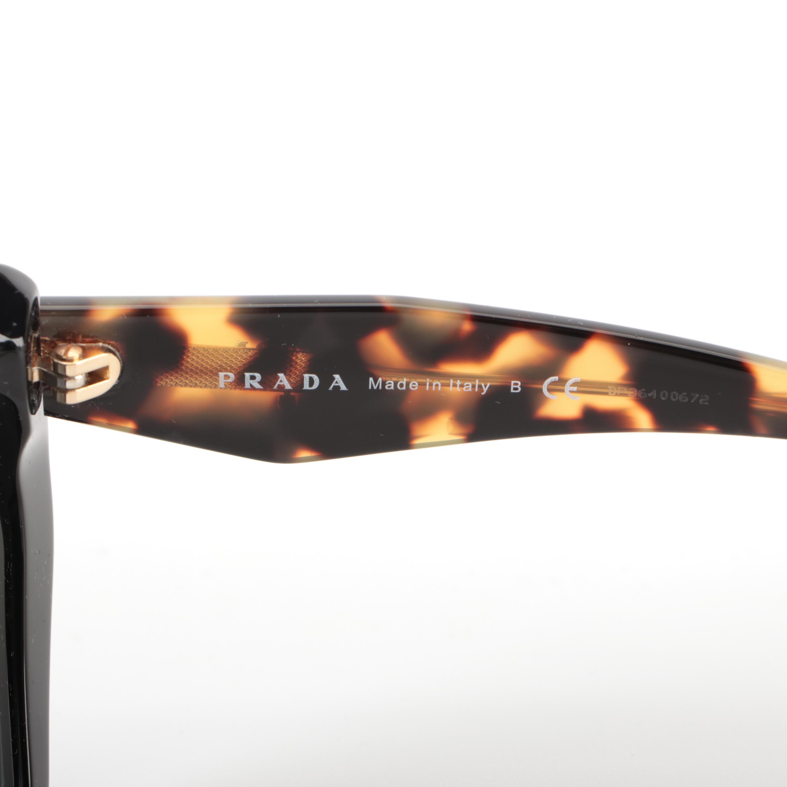 Prada SPR16R Heritage Geometric Sunglasses with Case