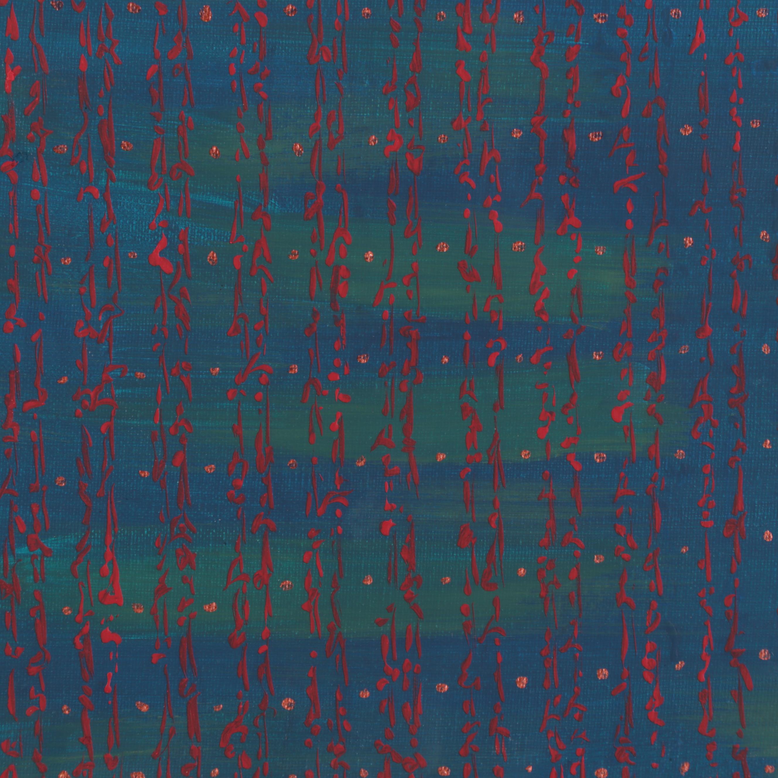 Parvaneh Torkamani Acrylic Painting "A Crime of Beauty"