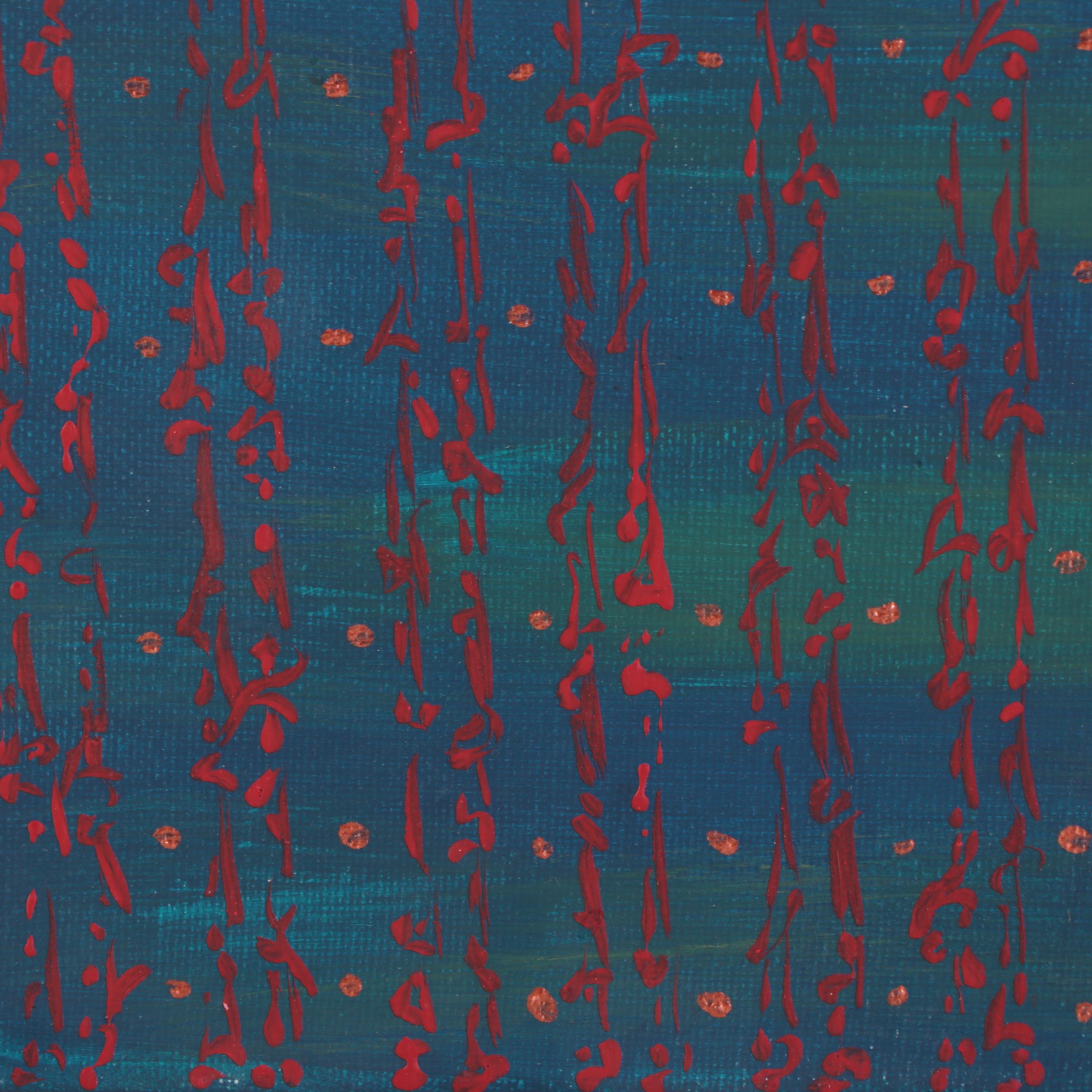 Parvaneh Torkamani Acrylic Painting "A Crime of Beauty"