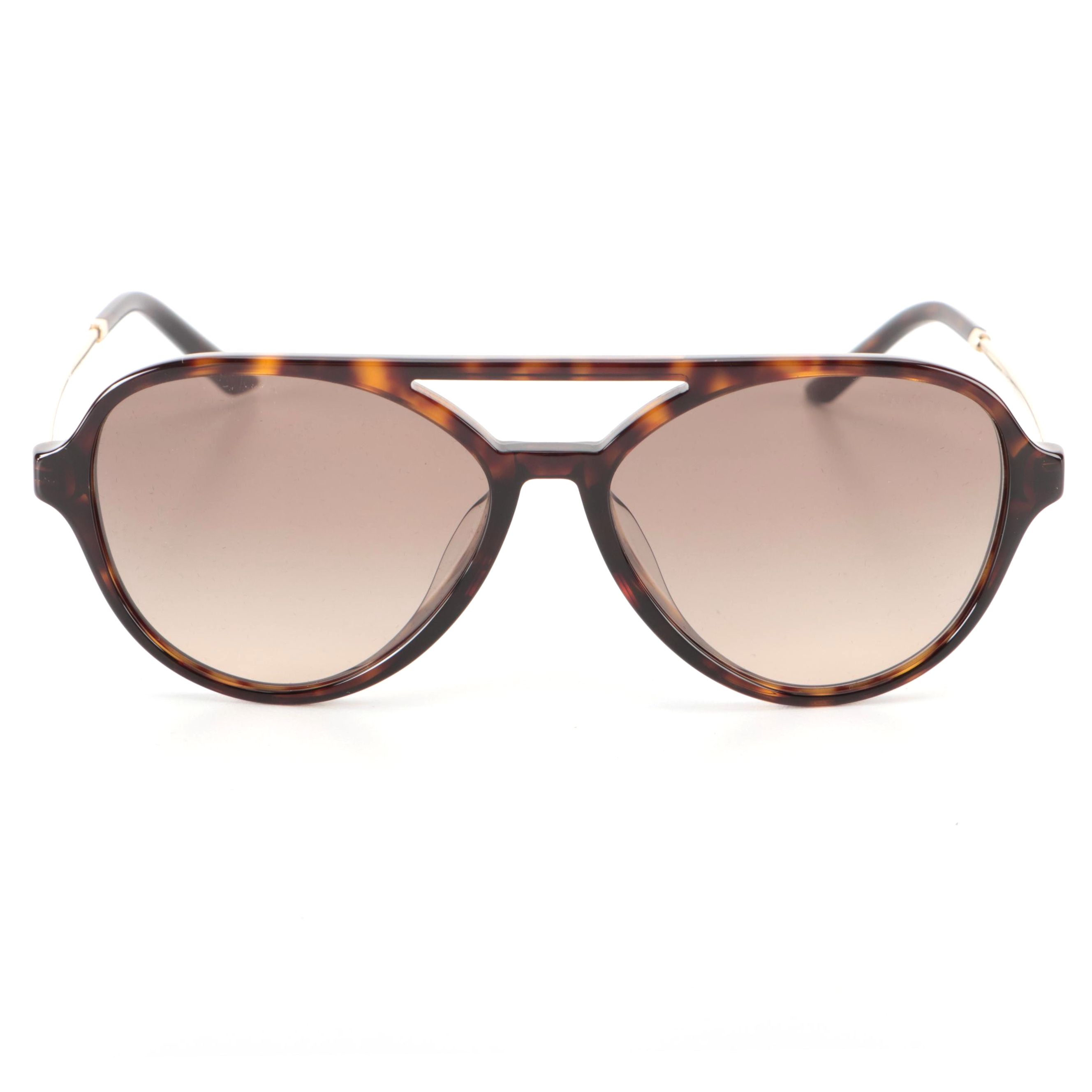 Prada SPR 13W-F Aviator Style Sunglasses with Case