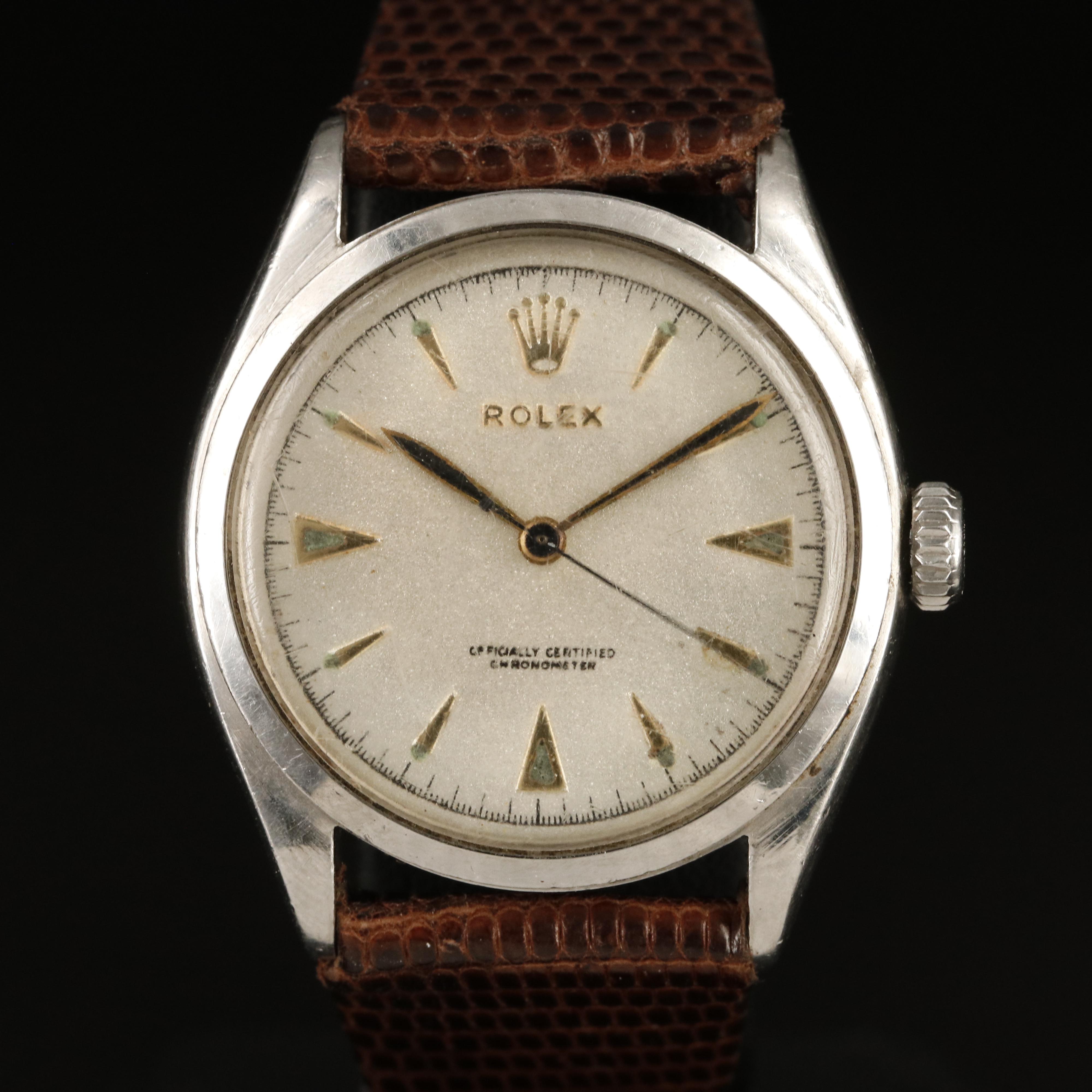 1951 Rolex Oyster Perpetual Bubbleback Watch