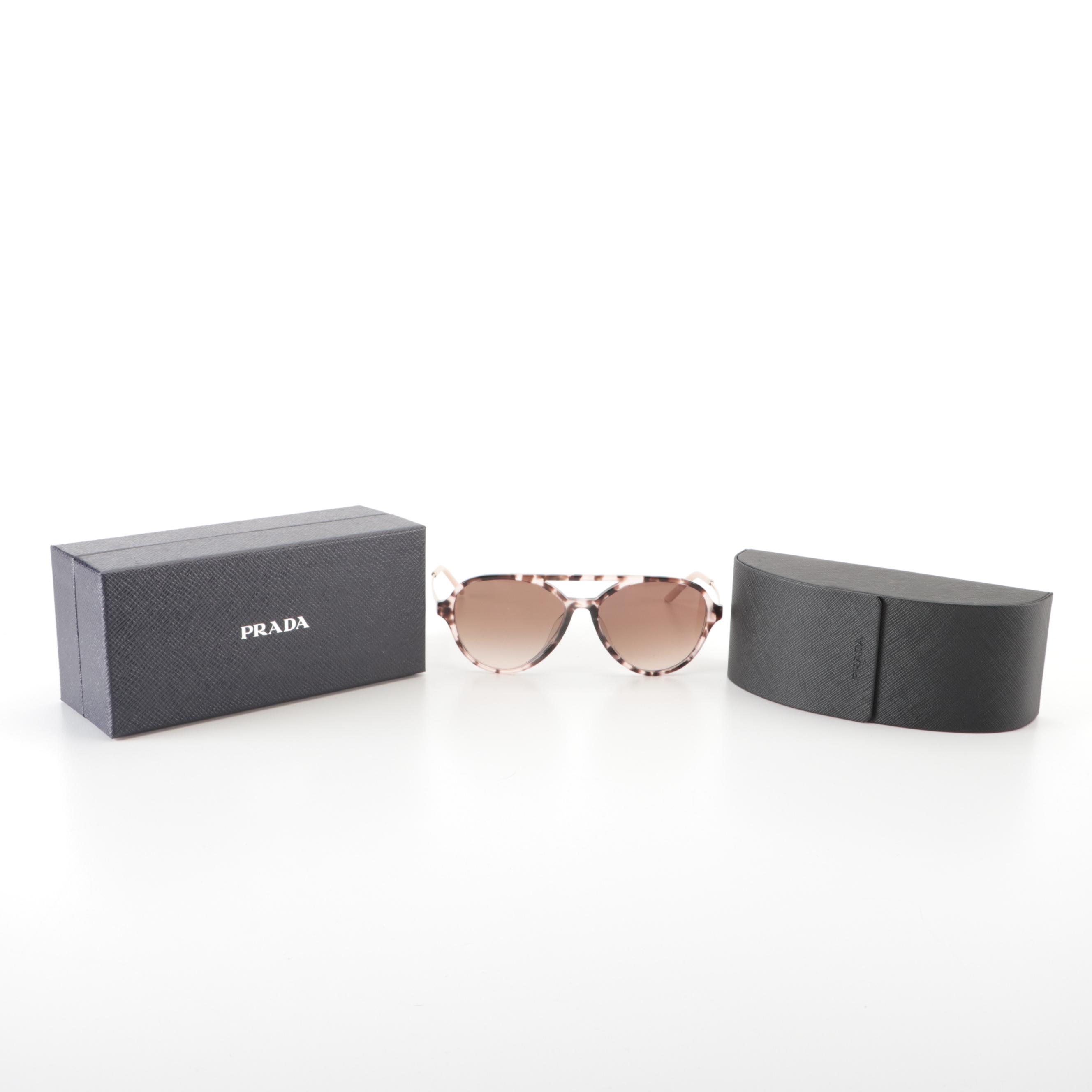 Prada SPR13W Sunglasses with Case and Box