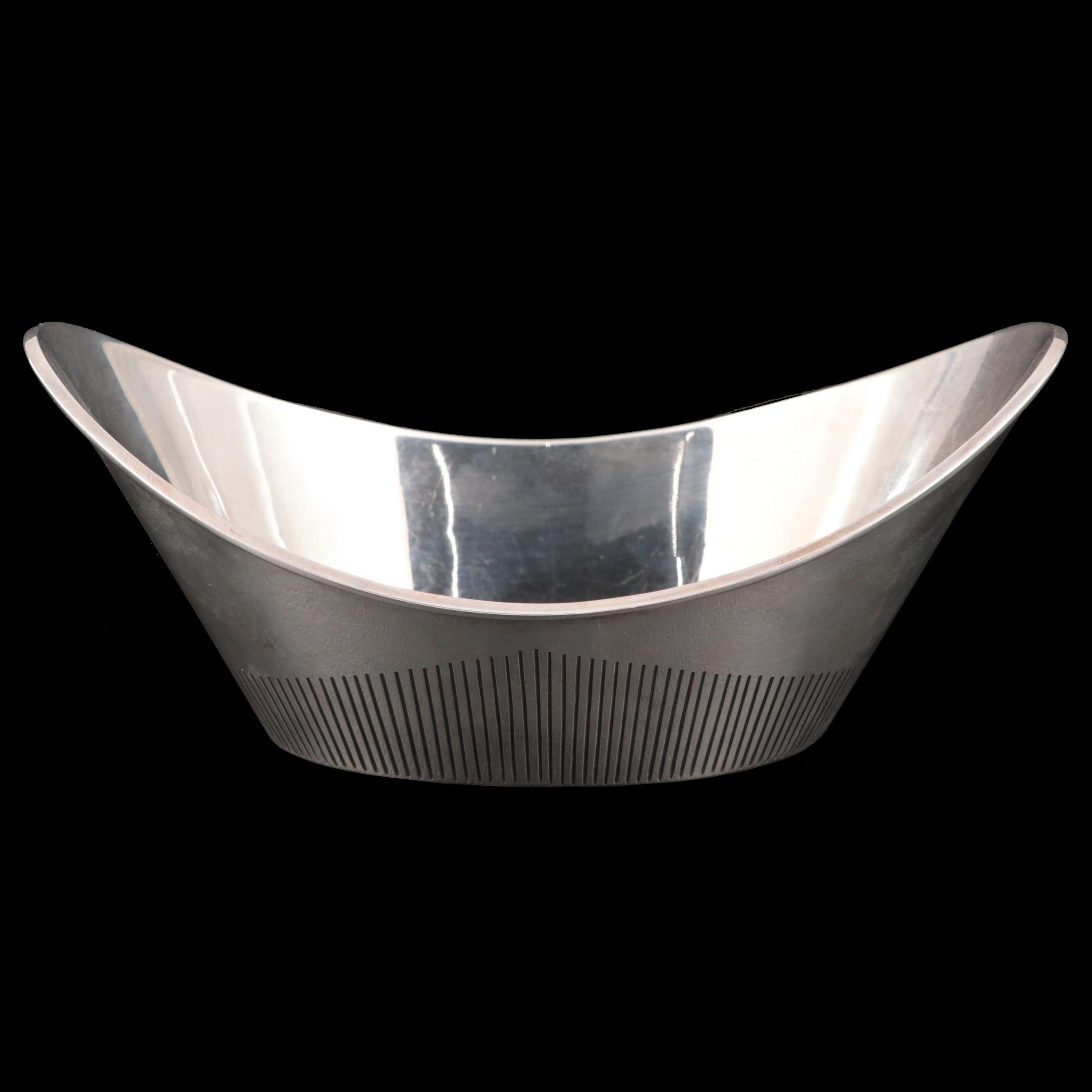 Karl Gustav Hansen for Hans Hansen Sterling Silver Dish, 1952