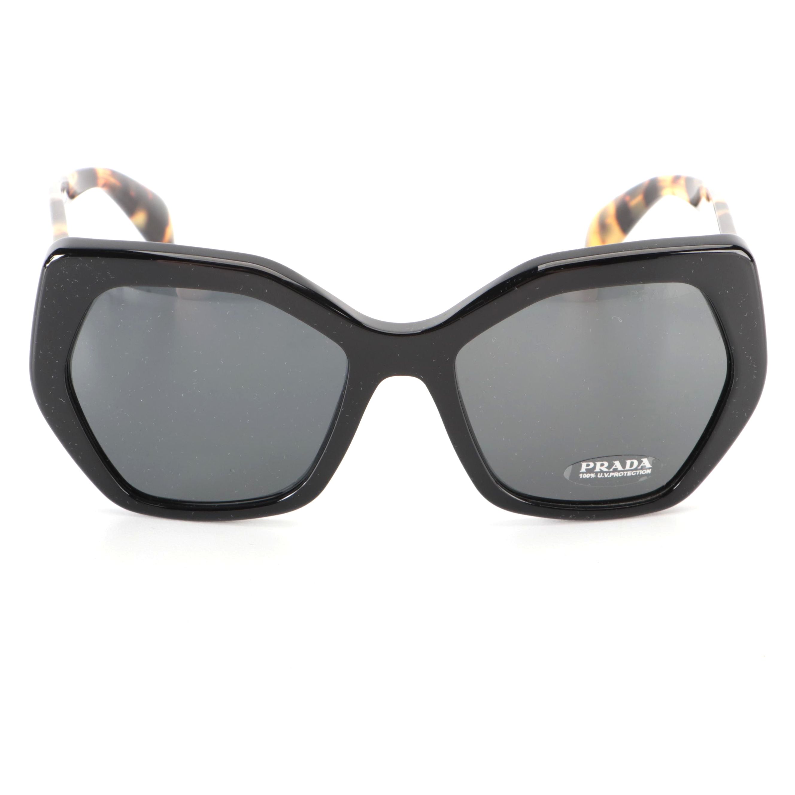 Prada SPR16R Heritage Geometric Sunglasses with Case