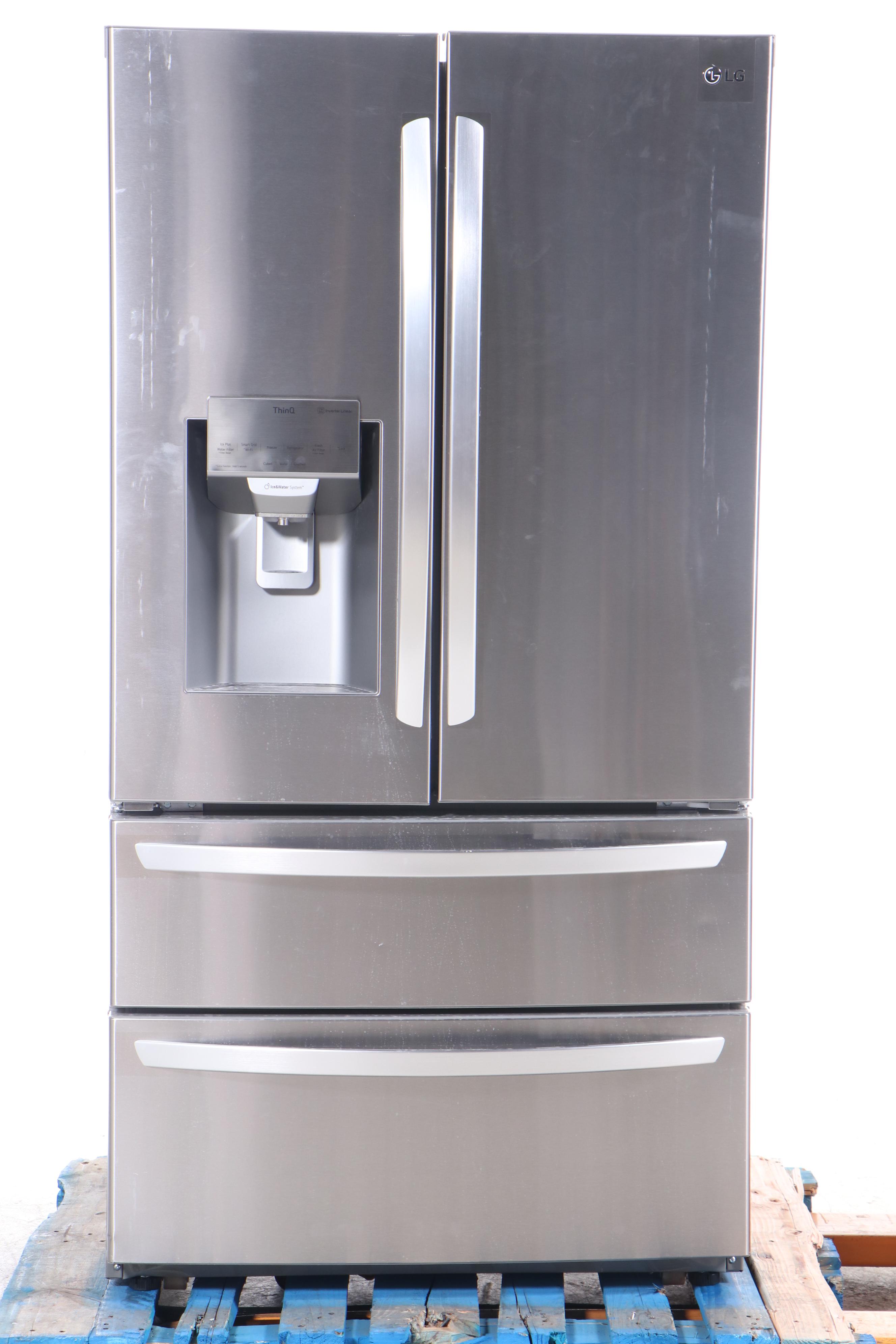LG 28 Cu. Ft. Stainless Steel Smart ThinQ French Door Refrigerator