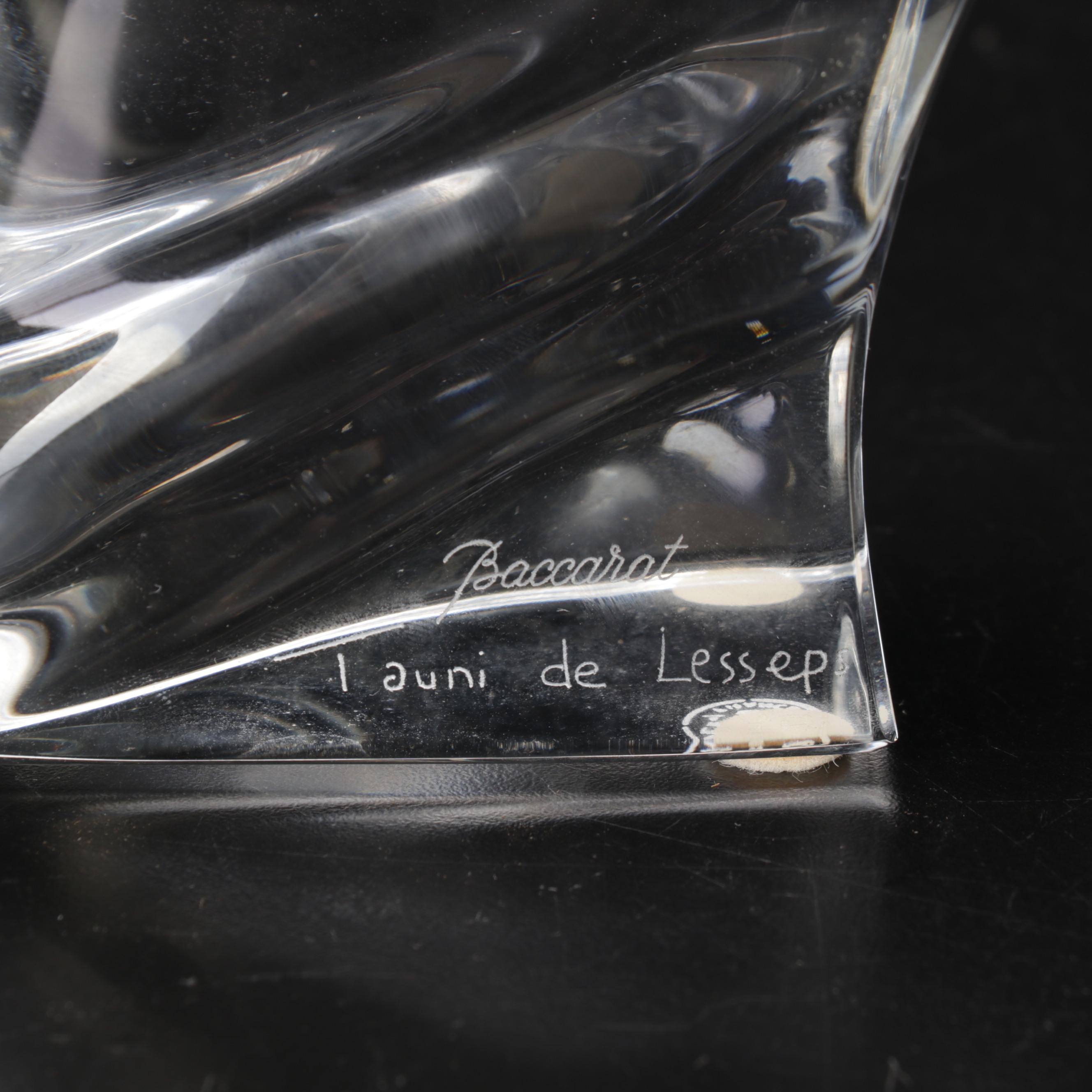 Tauni de Lesseps for Baccarat "Horse's Head" Crystal Figurine