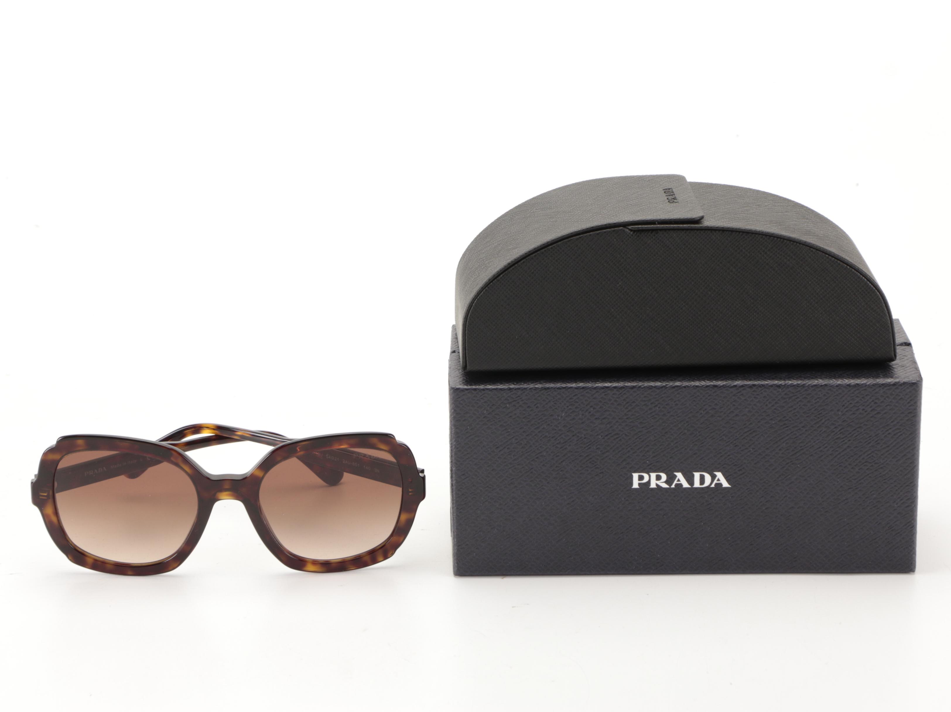 Prada SPR16U Sunglasses with Case and Box