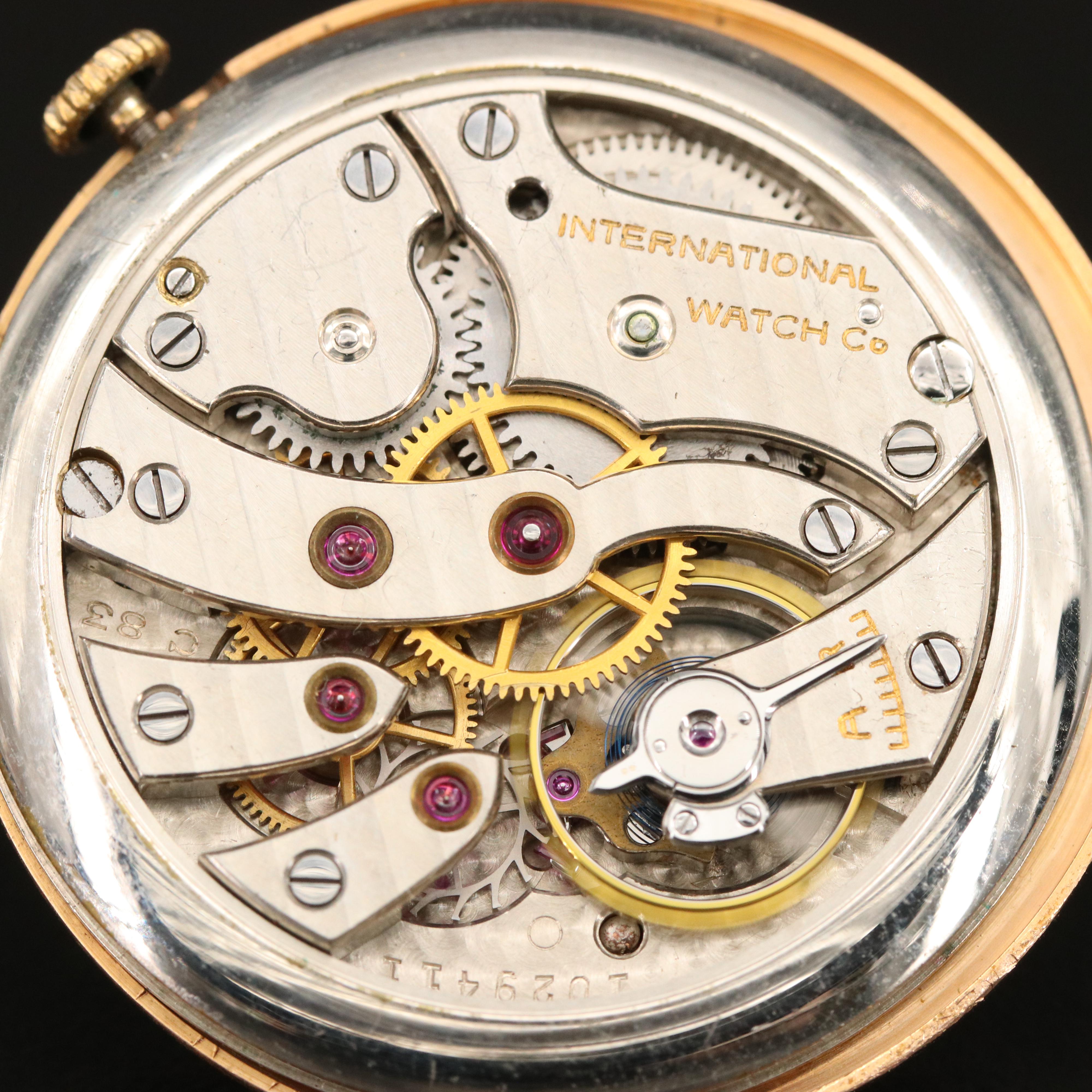 18K International Watch Co. Schaffhausen Watch