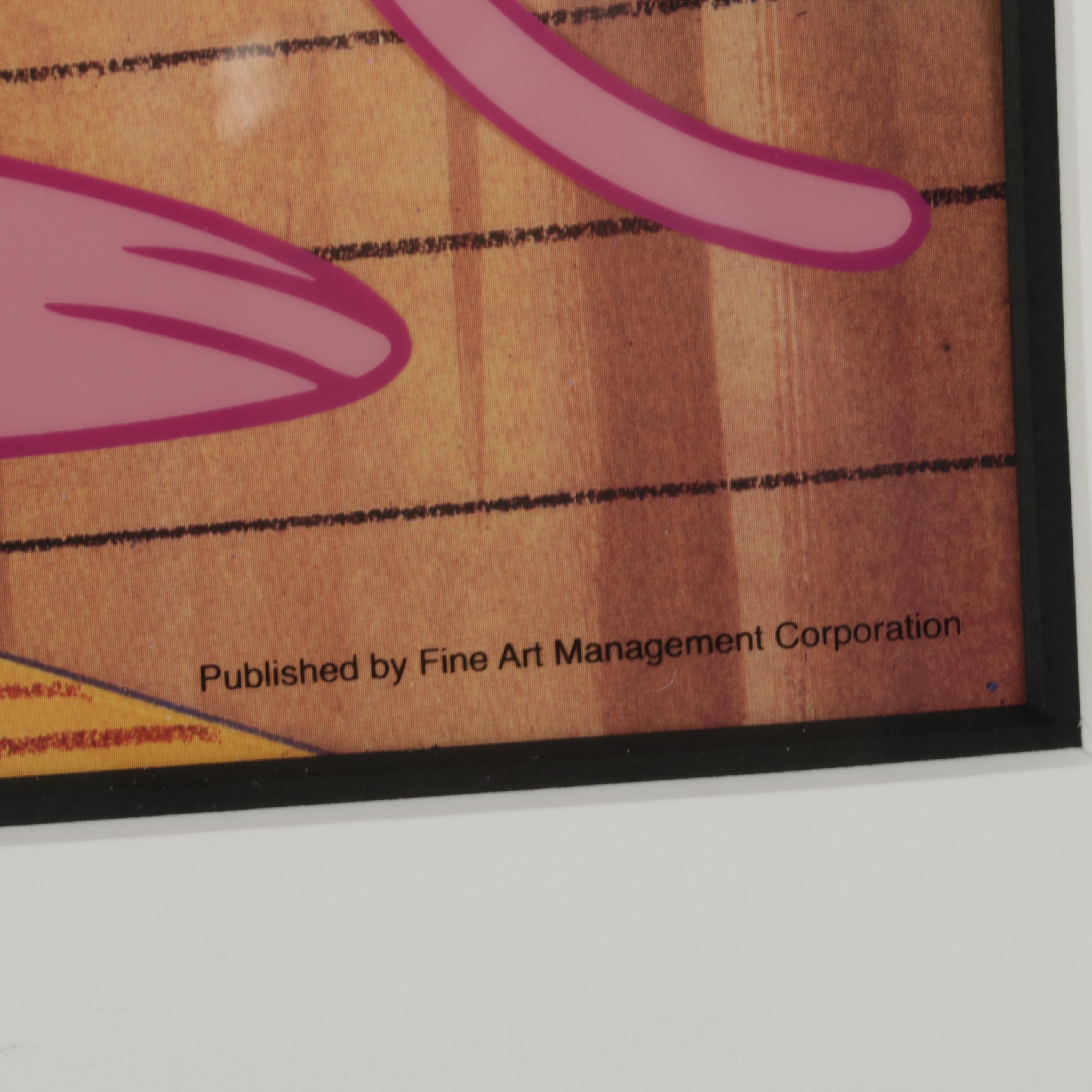 Metro-Goldwyn-Mayer "Pinkasso" Sericel of Pink Panther, 2000