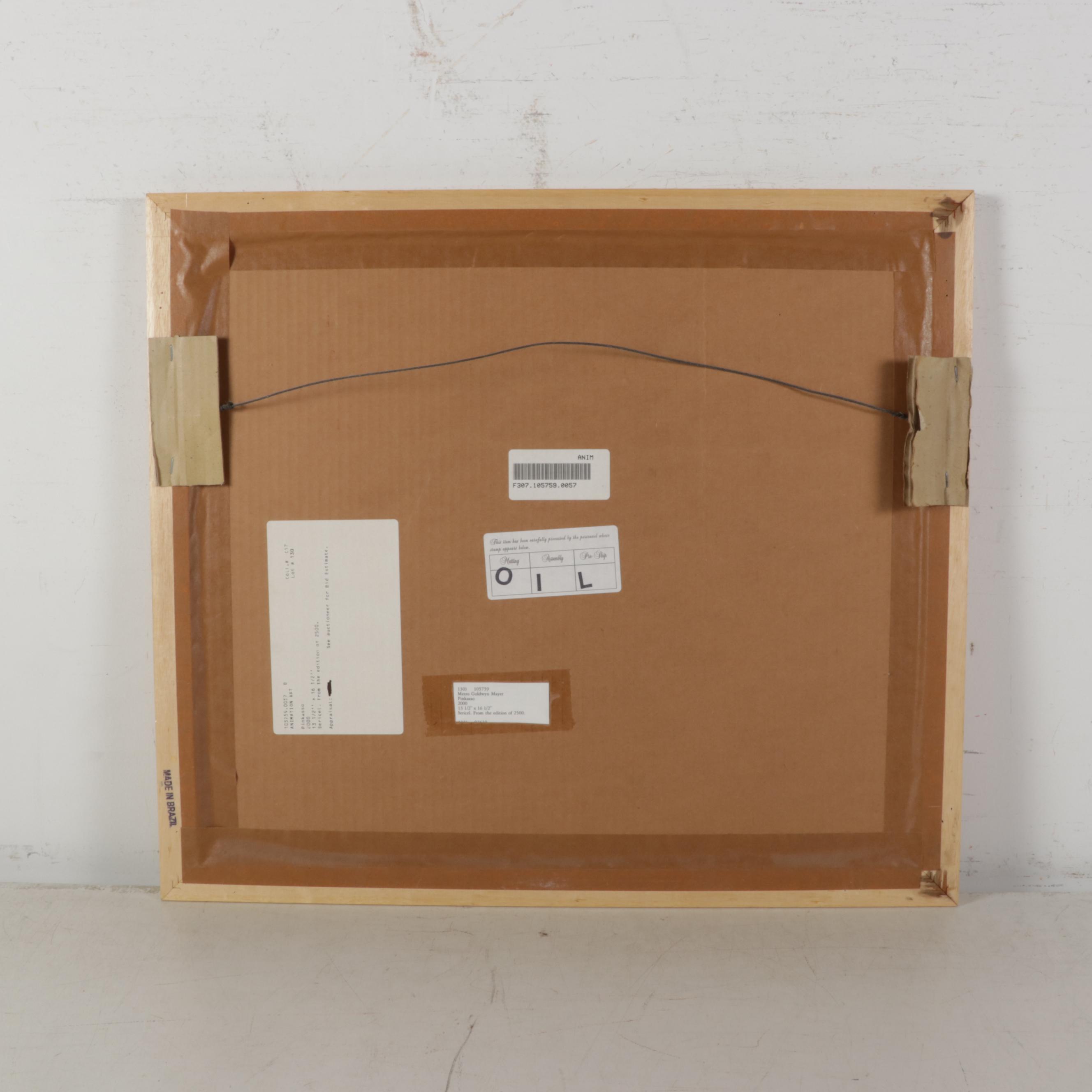 Metro-Goldwyn-Mayer "Pinkasso" Sericel of Pink Panther, 2000