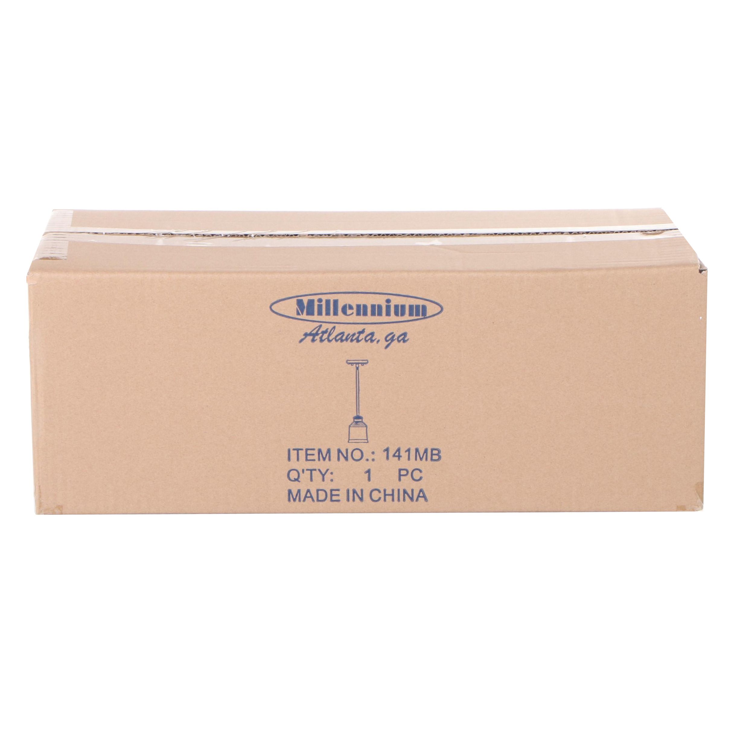 Millennium Lighting Burbank Matte Black Pendant Light