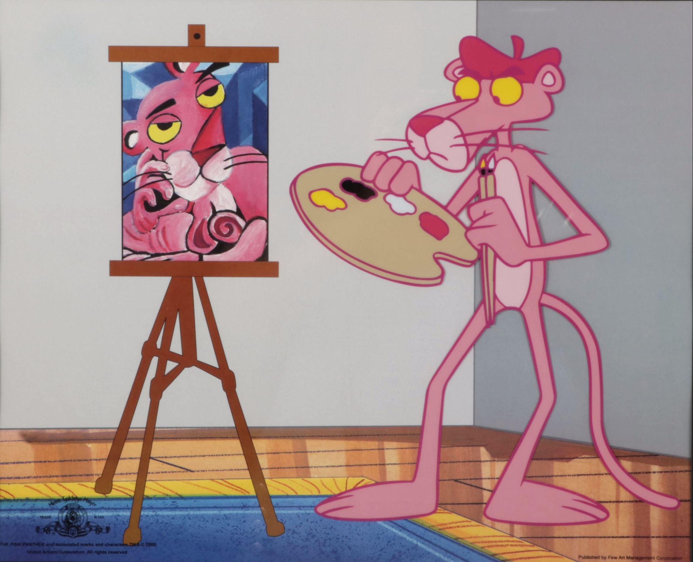 Metro-Goldwyn-Mayer "Pinkasso" Sericel of Pink Panther, 2000