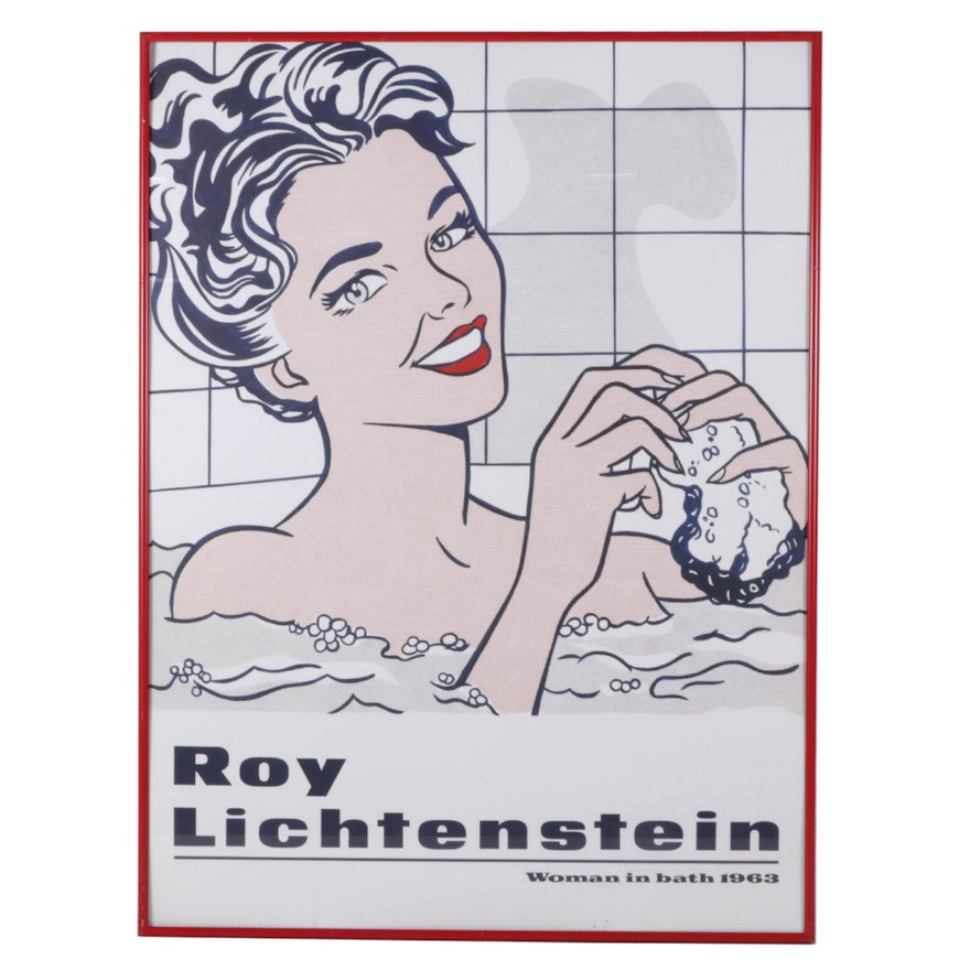 Giclée After Roy Lichtenstein "Woman in Bath," Late 20th-21st Century