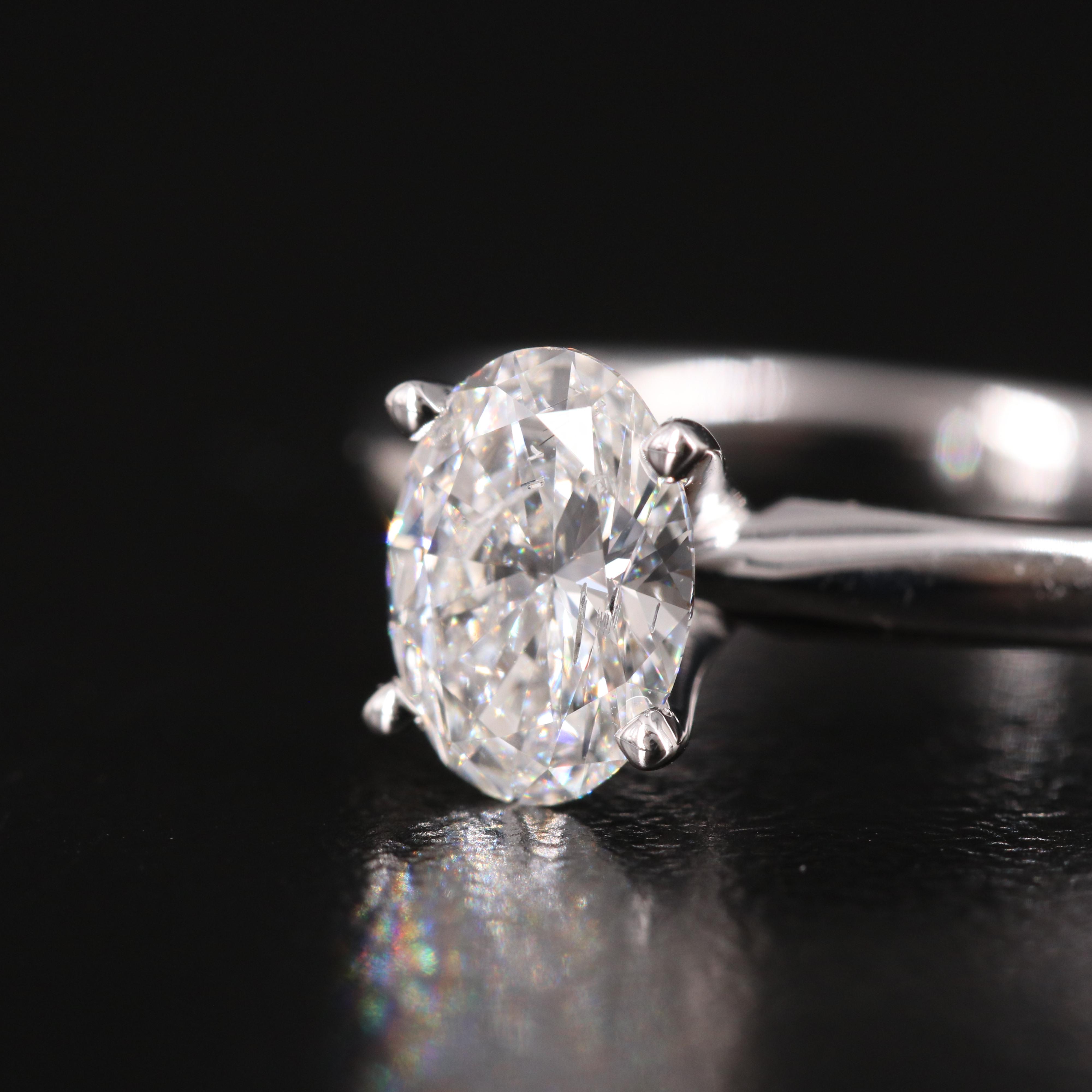 14K 1.01 CT Lab Grown Diamond Solitaire Ring