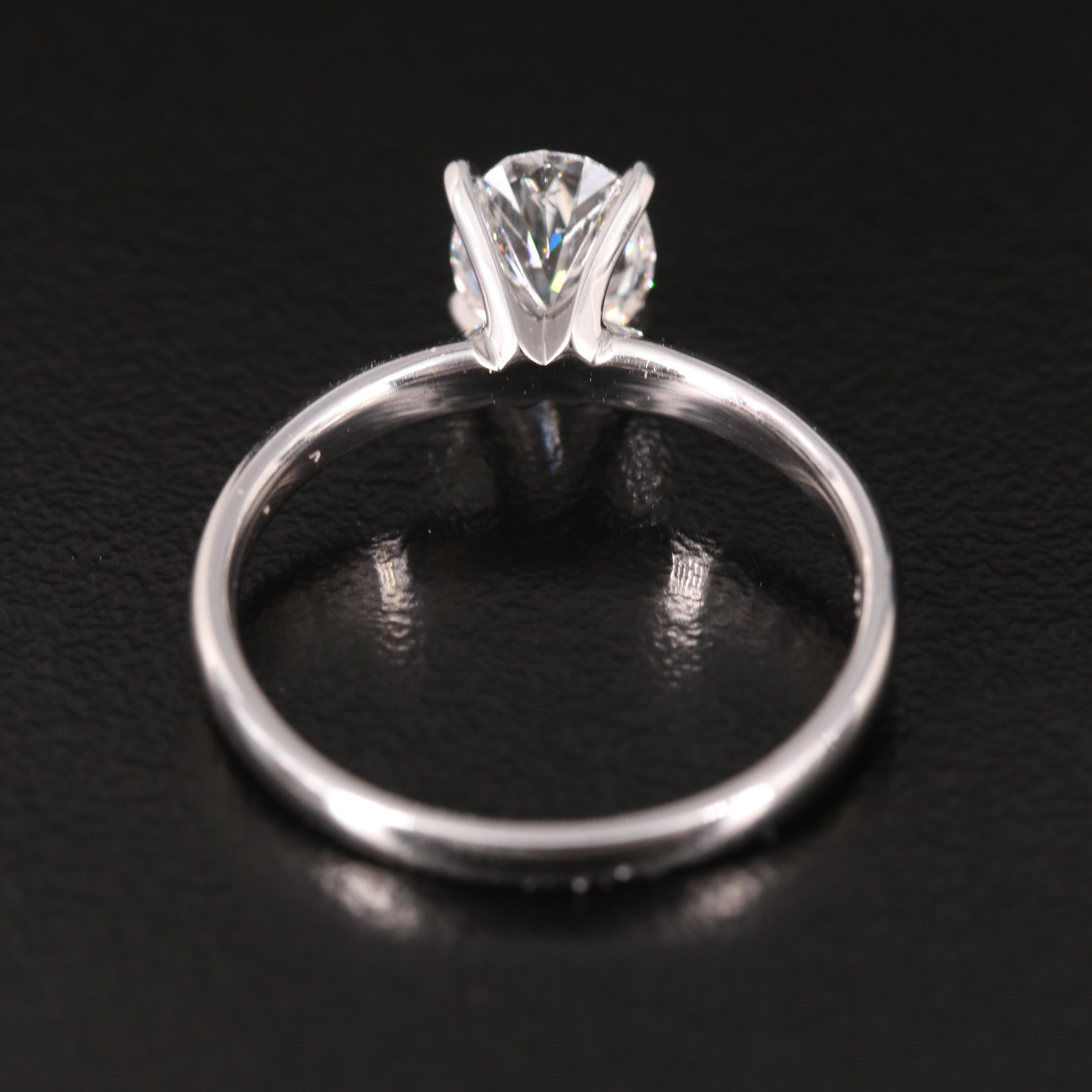 14K 1.01 CT Lab Grown Diamond Solitaire Ring