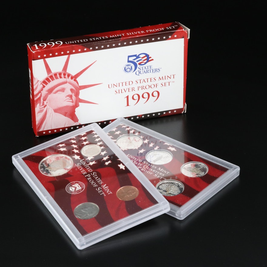Key Date 1999 U.S. Mint Silver Proof Set