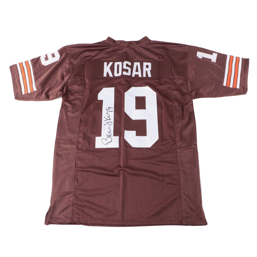 Cleveland Browns Bernie Kosar Signed Football Jersey