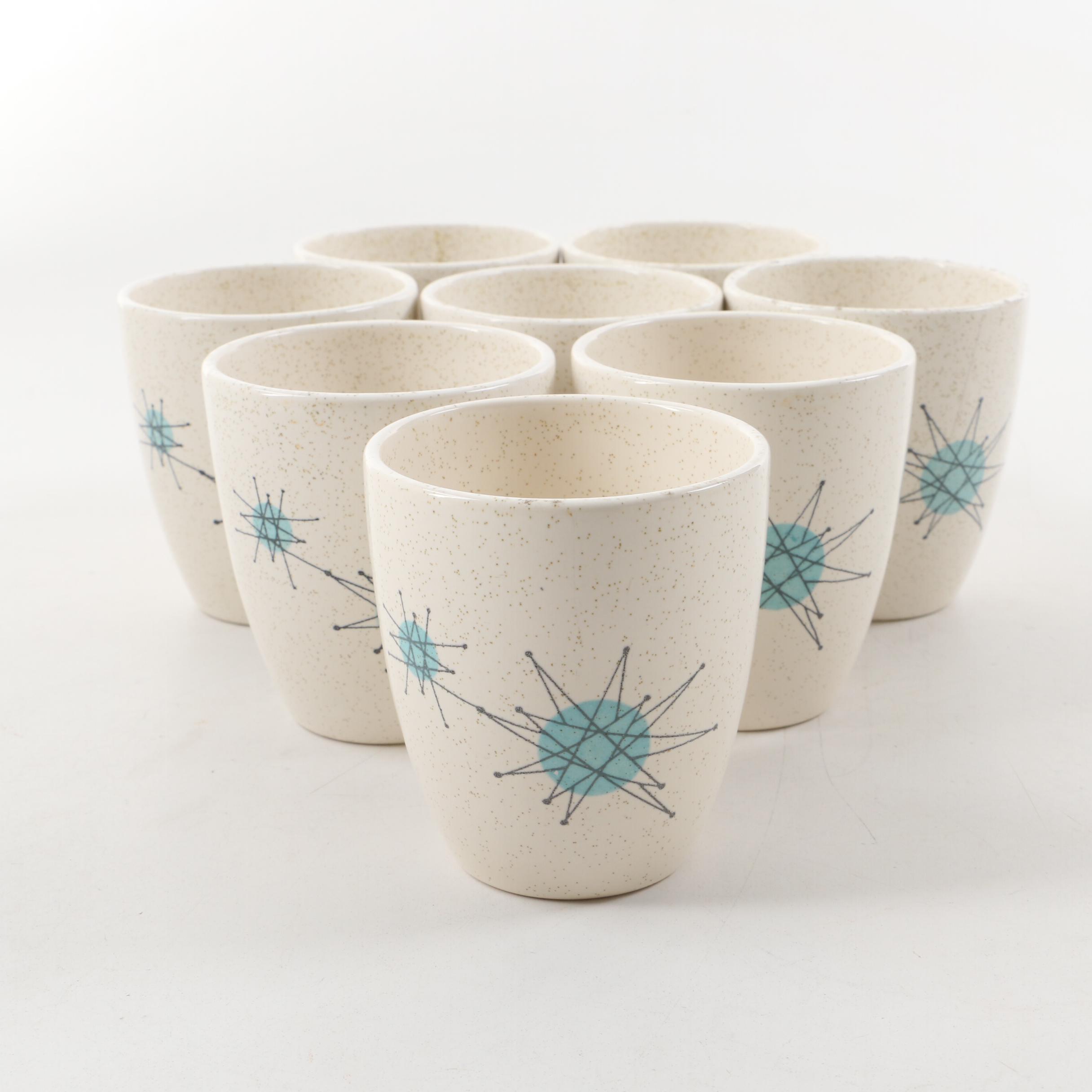 Franciscan "Starburst" Earthenware Dinnerware, Mid-20th Century