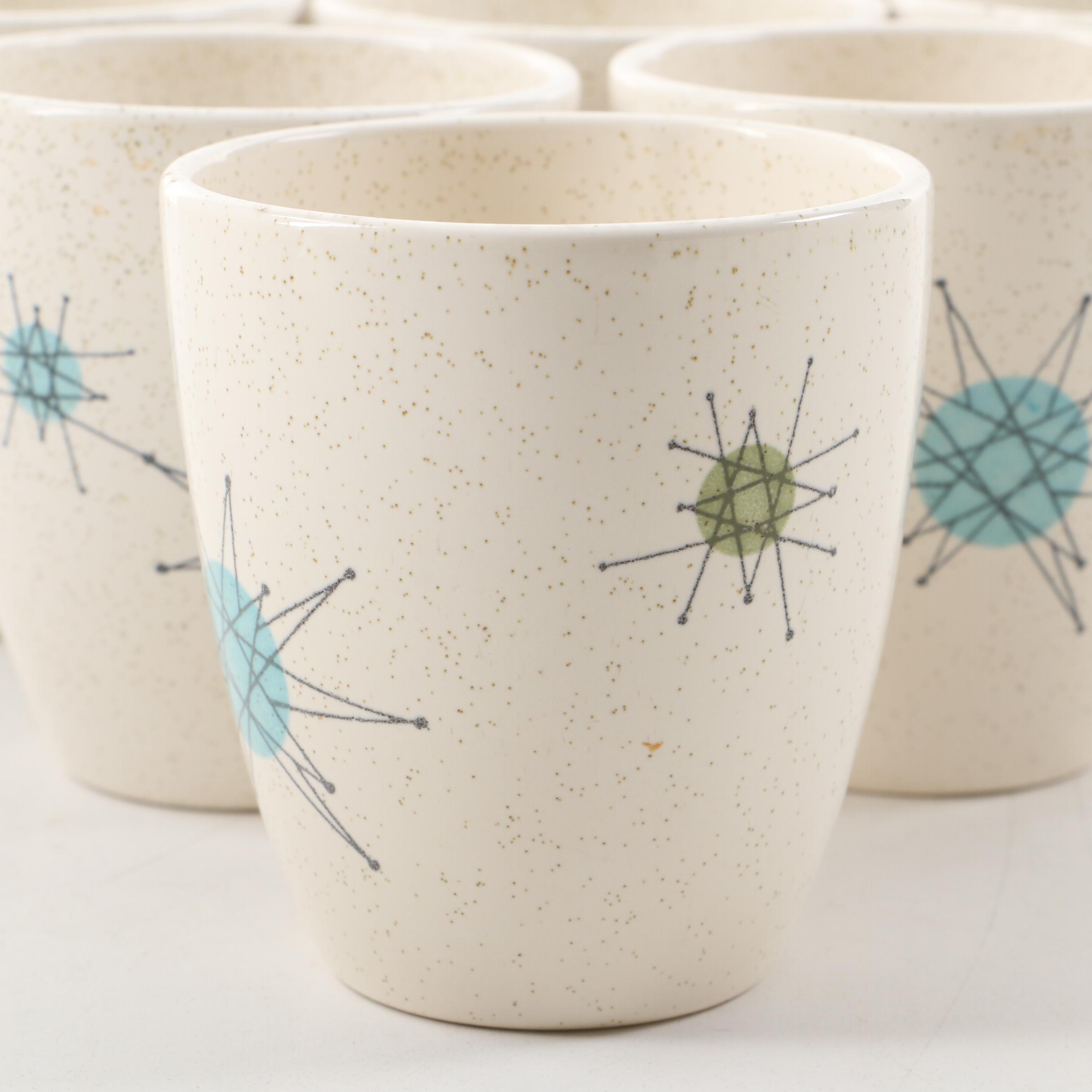 Franciscan "Starburst" Earthenware Dinnerware, Mid-20th Century