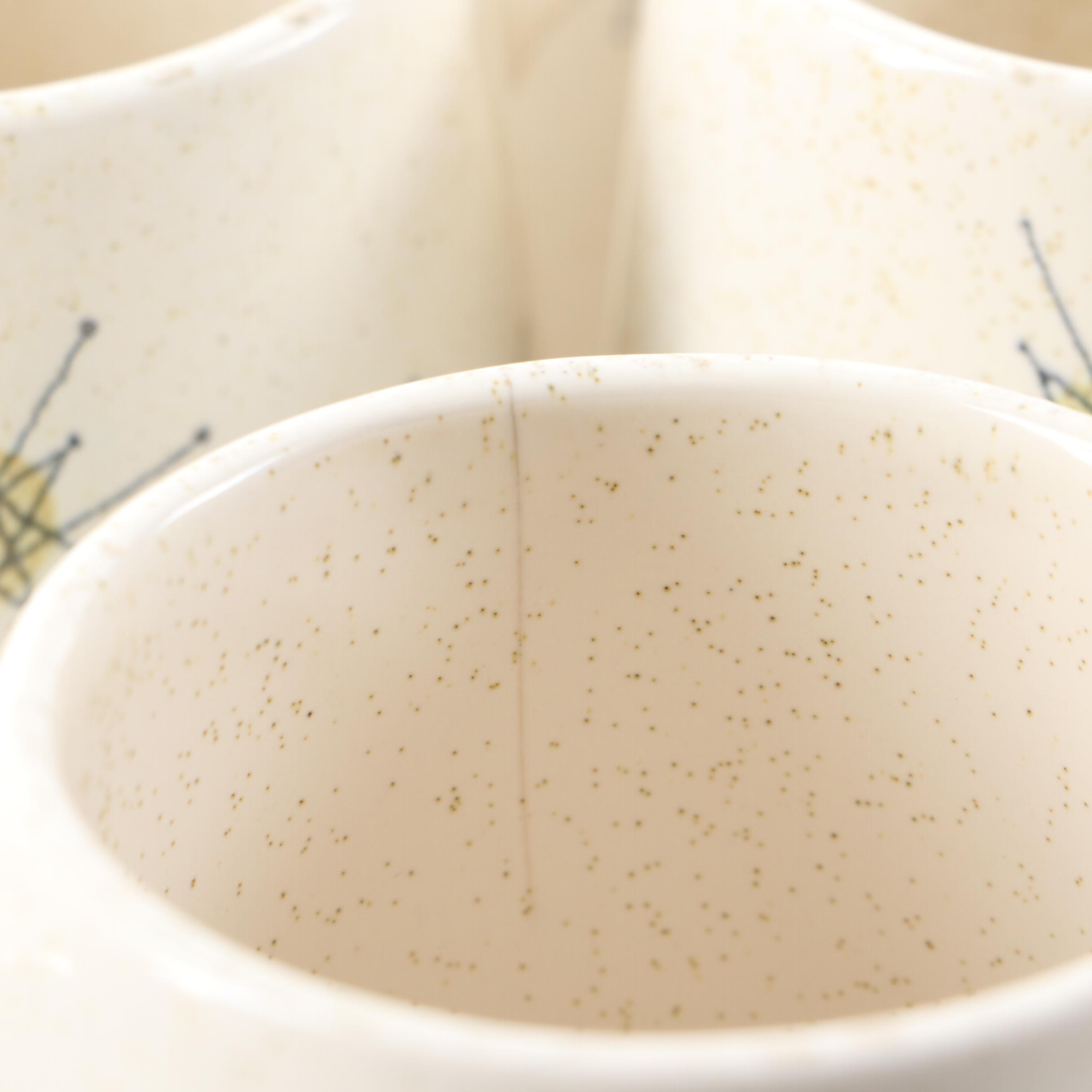 Franciscan "Starburst" Earthenware Dinnerware, Mid-20th Century