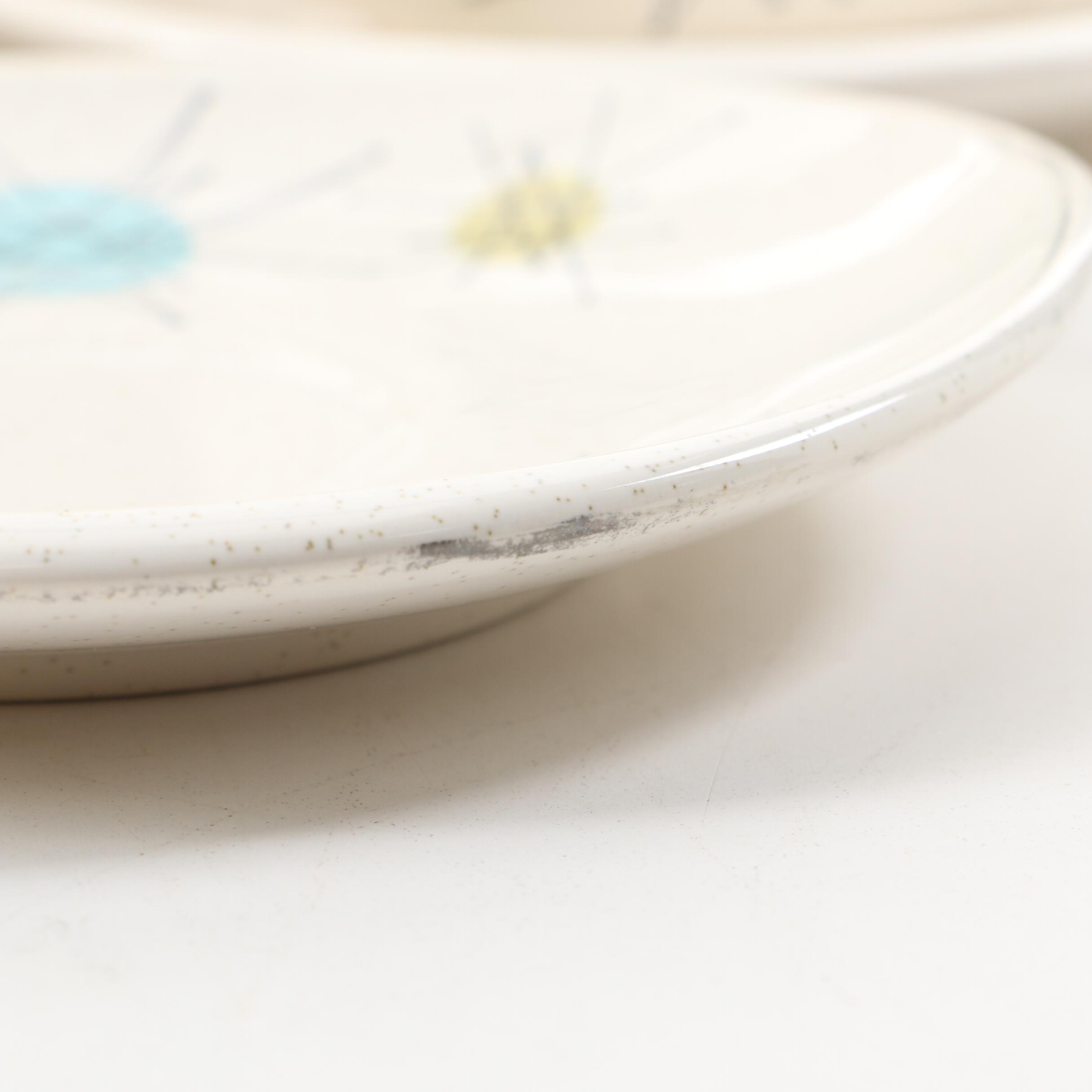 Franciscan "Starburst" Earthenware Dinnerware, Mid-20th Century