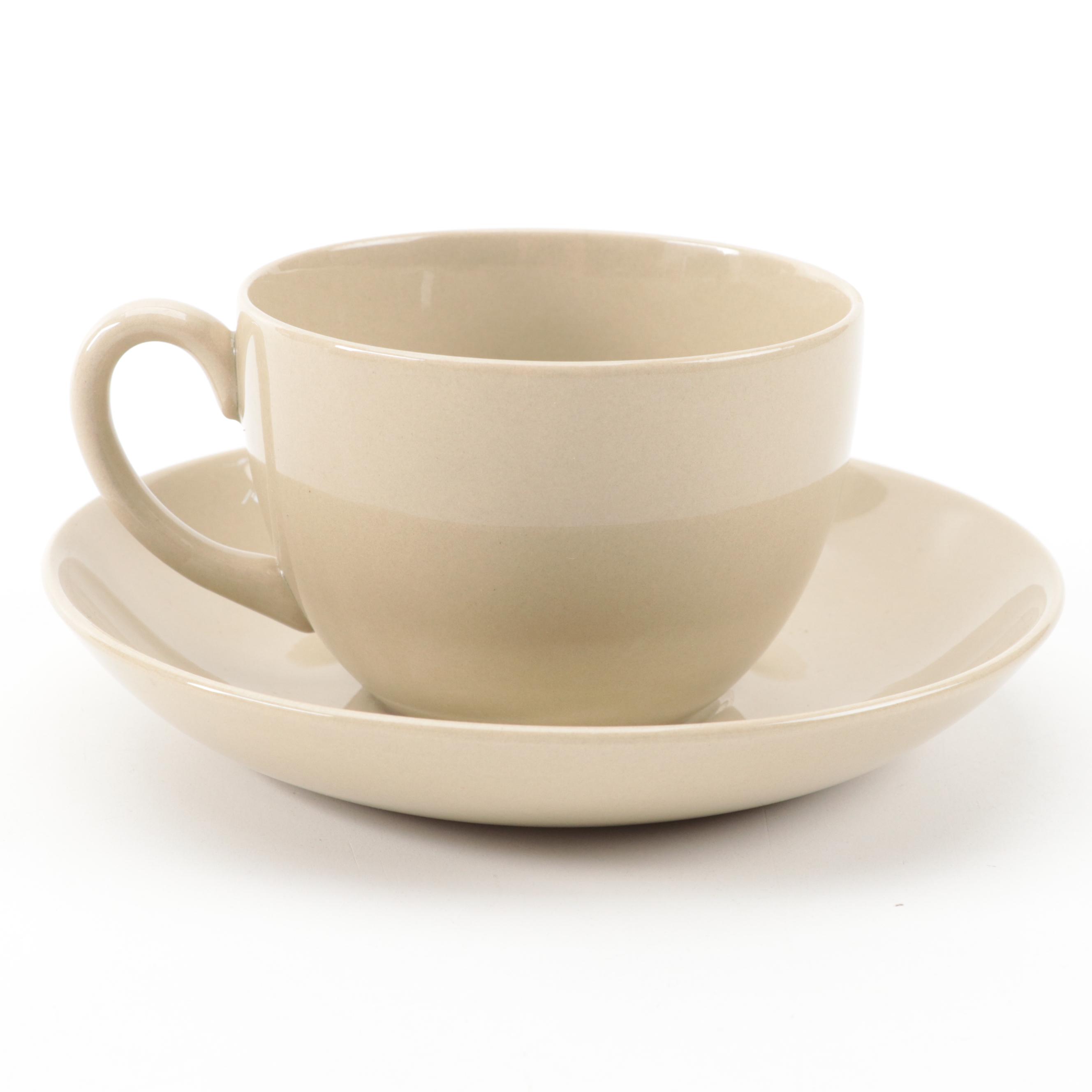 Wedgwood "Drabware" Ceramic Dinnerware, Mid to Late 20th Century