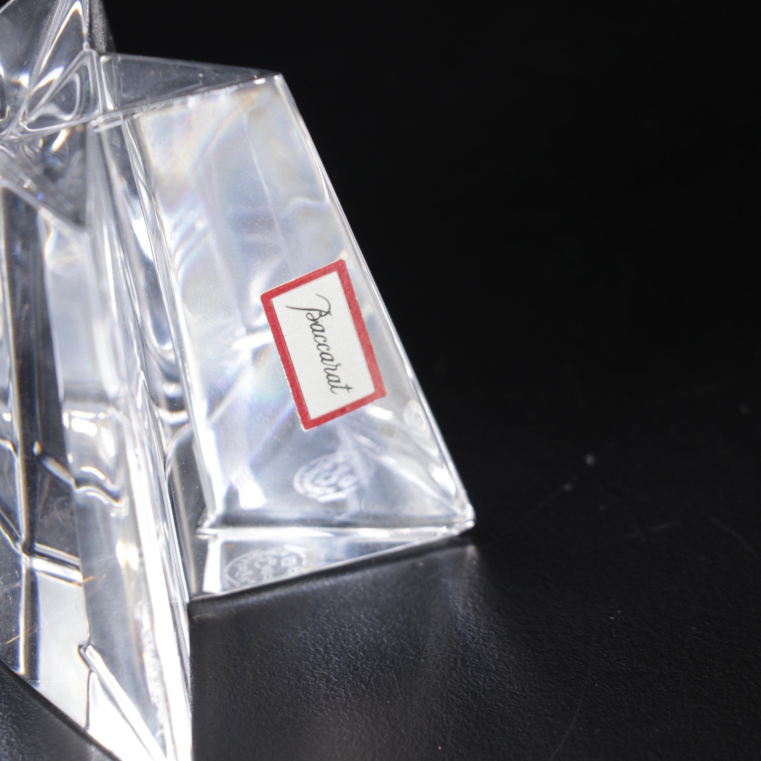 Baccarat Crystal Stars with Other Crystal Constellation Paperweight