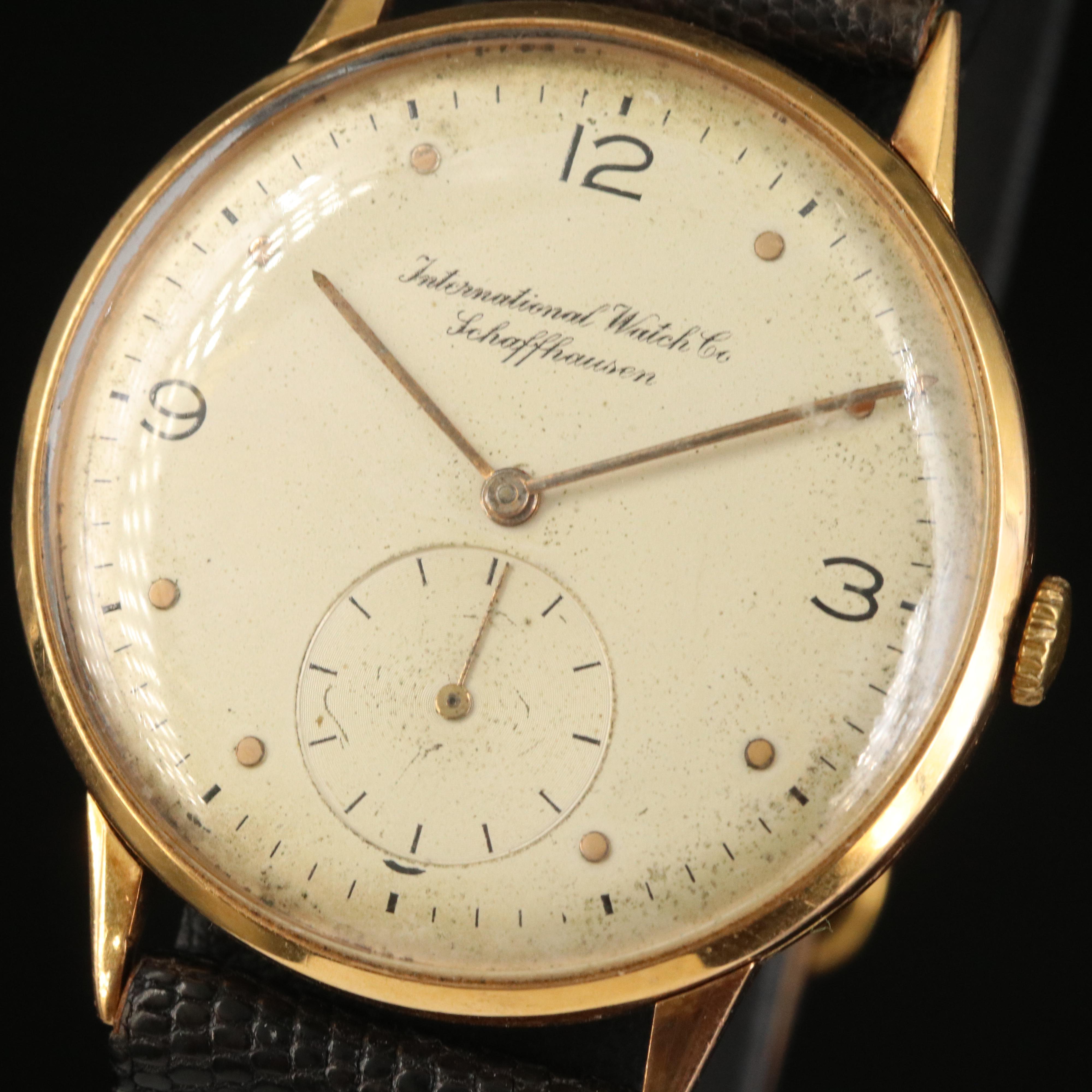 18K International Watch Co. Schaffhausen Watch