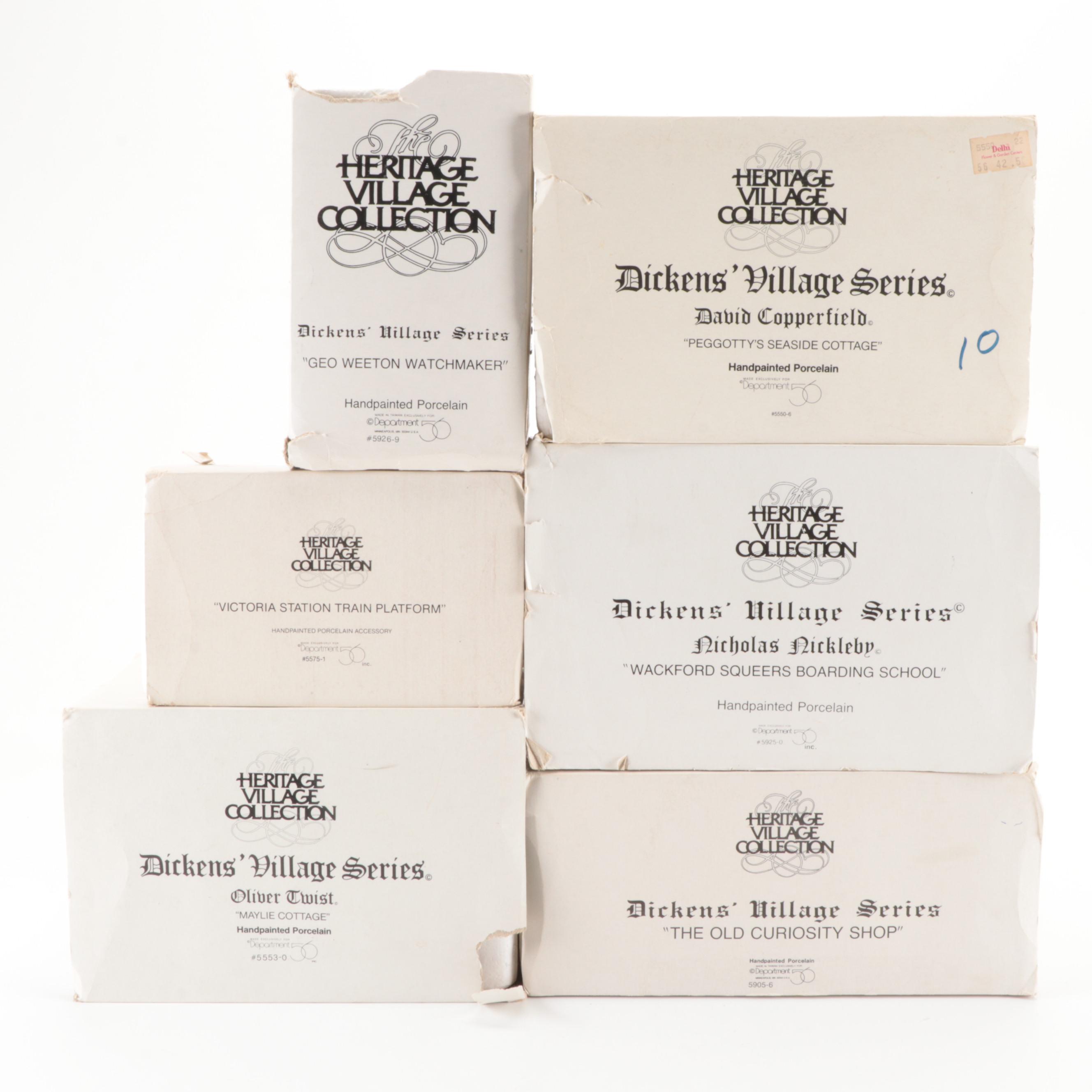 Heritage Village Collection "Maylie Cottage", "Geo Weeton Watchmaker" and More