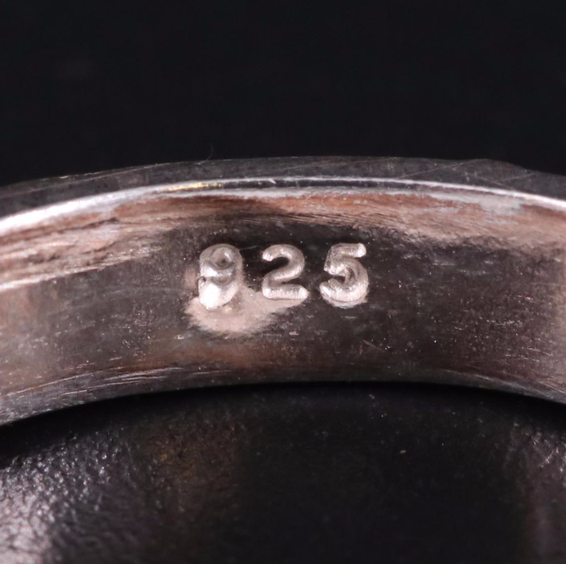 Sterling Silver Ring Collection Including Gemstones