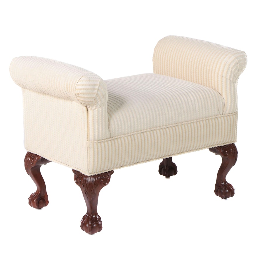 Chippendale Style Bench/Ottoman