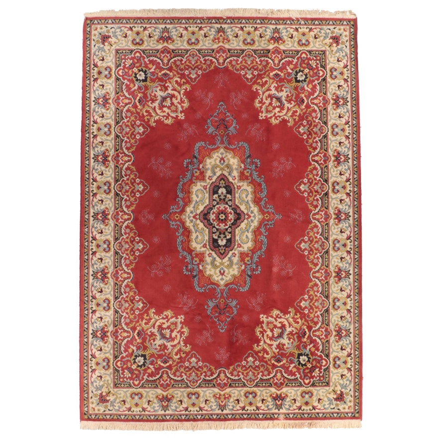 7'11 x 11'6 Machine Made Sino-Persian Tabriz Style Area Rug