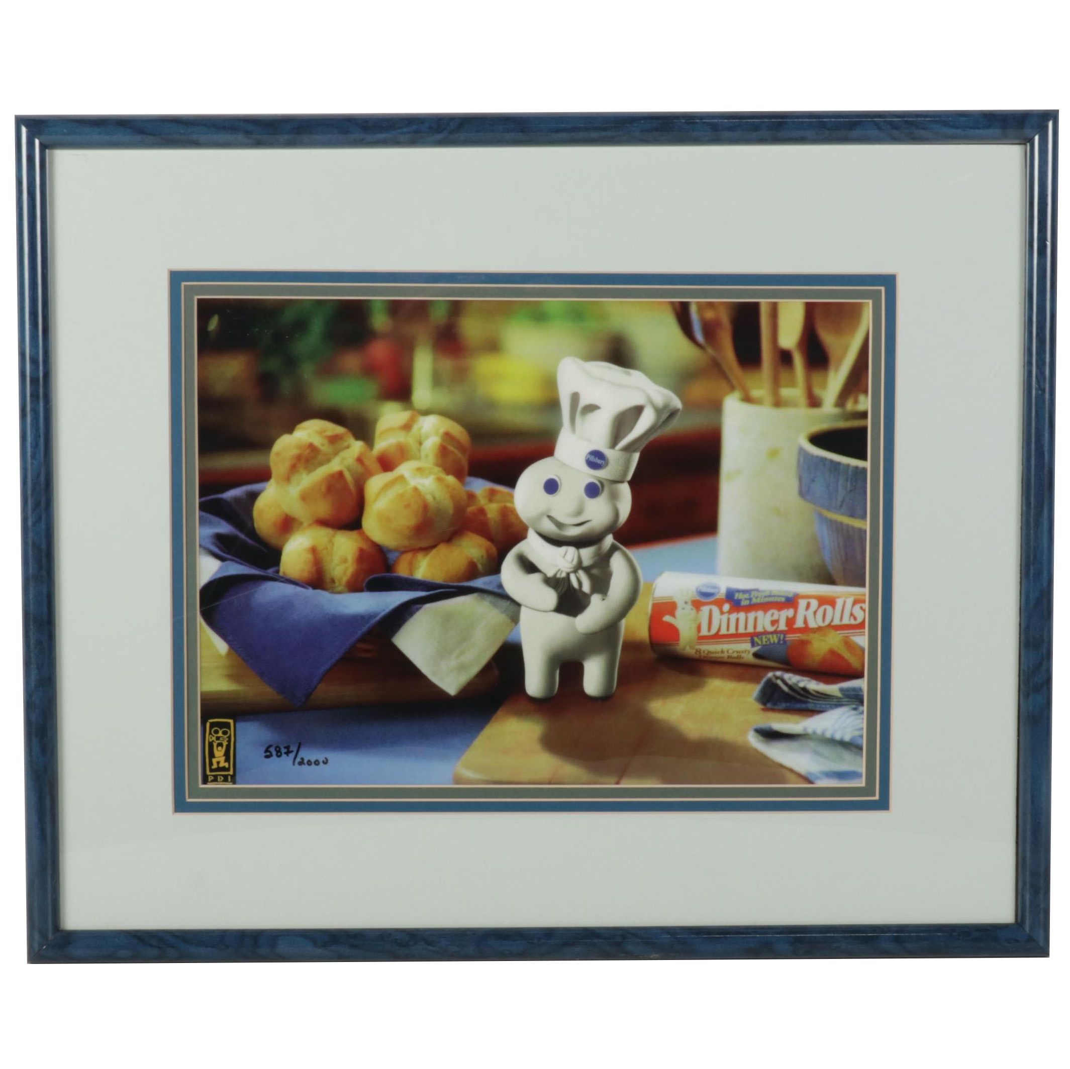 Pacific Data Images "Doughboy Breadbox" Giclée Animation Cel, Circa 1992