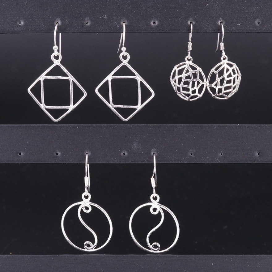 Sterling Silver Earring Collection