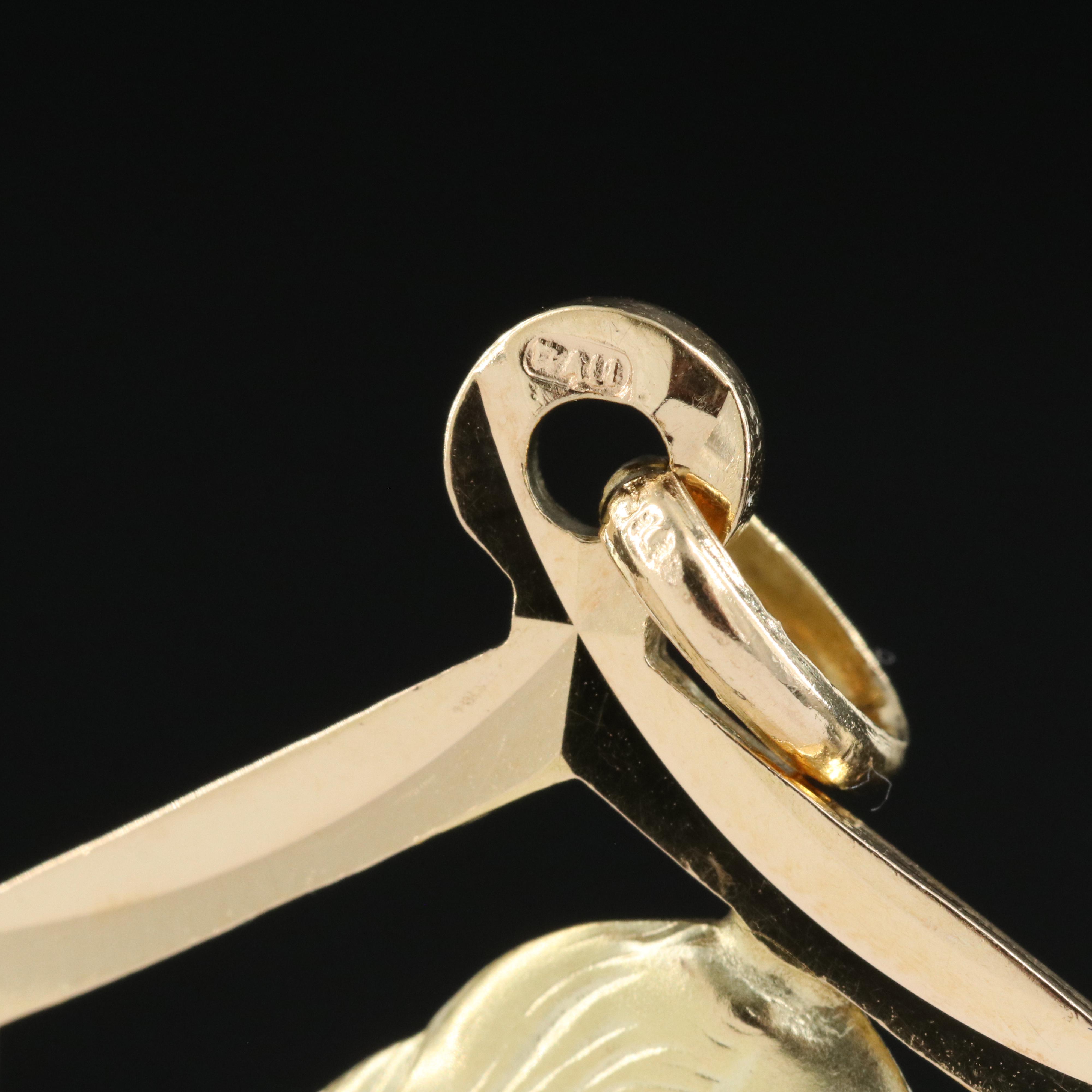 18K Lady Justice Pendant