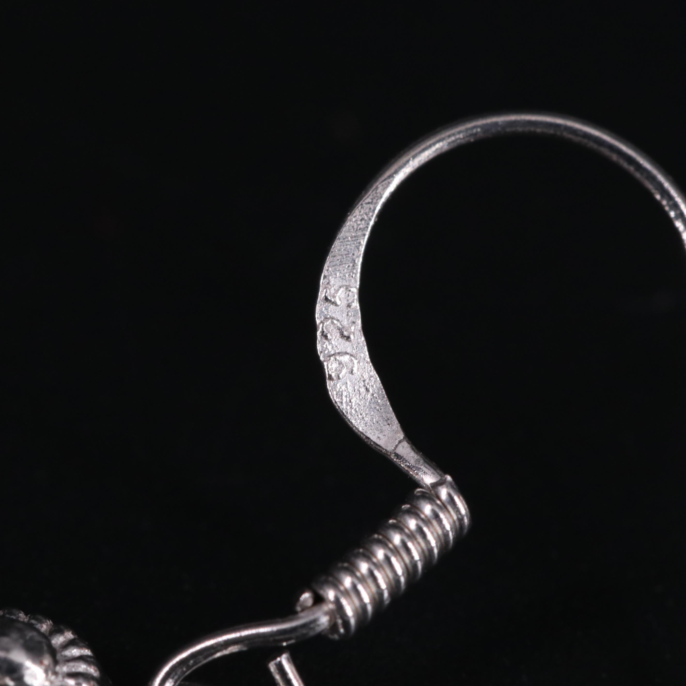 Assortment of Sterling Silver Earrings Including Gemstones