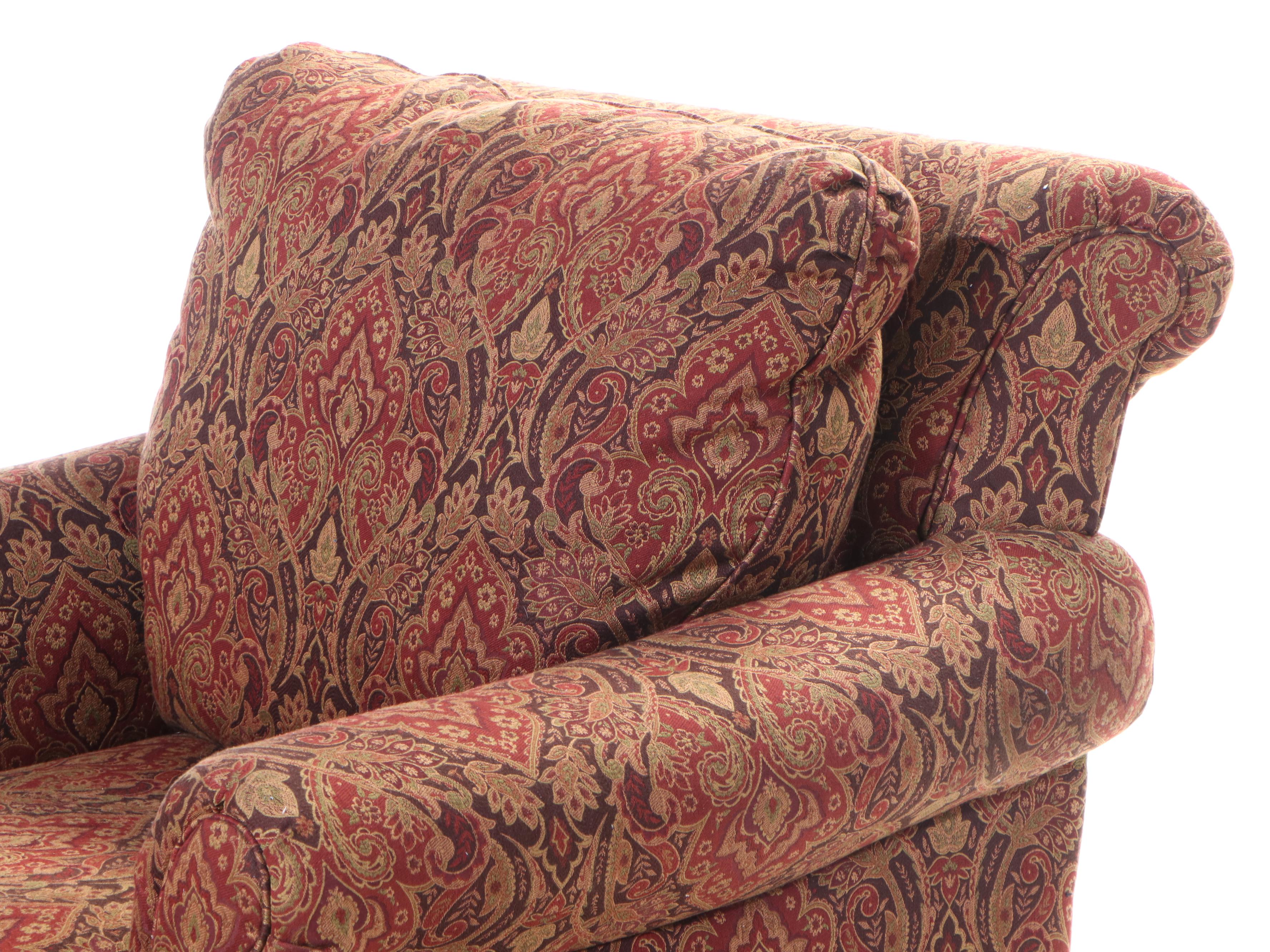 Ashley Furniture Paisley Upholstered Chair and Ottoman