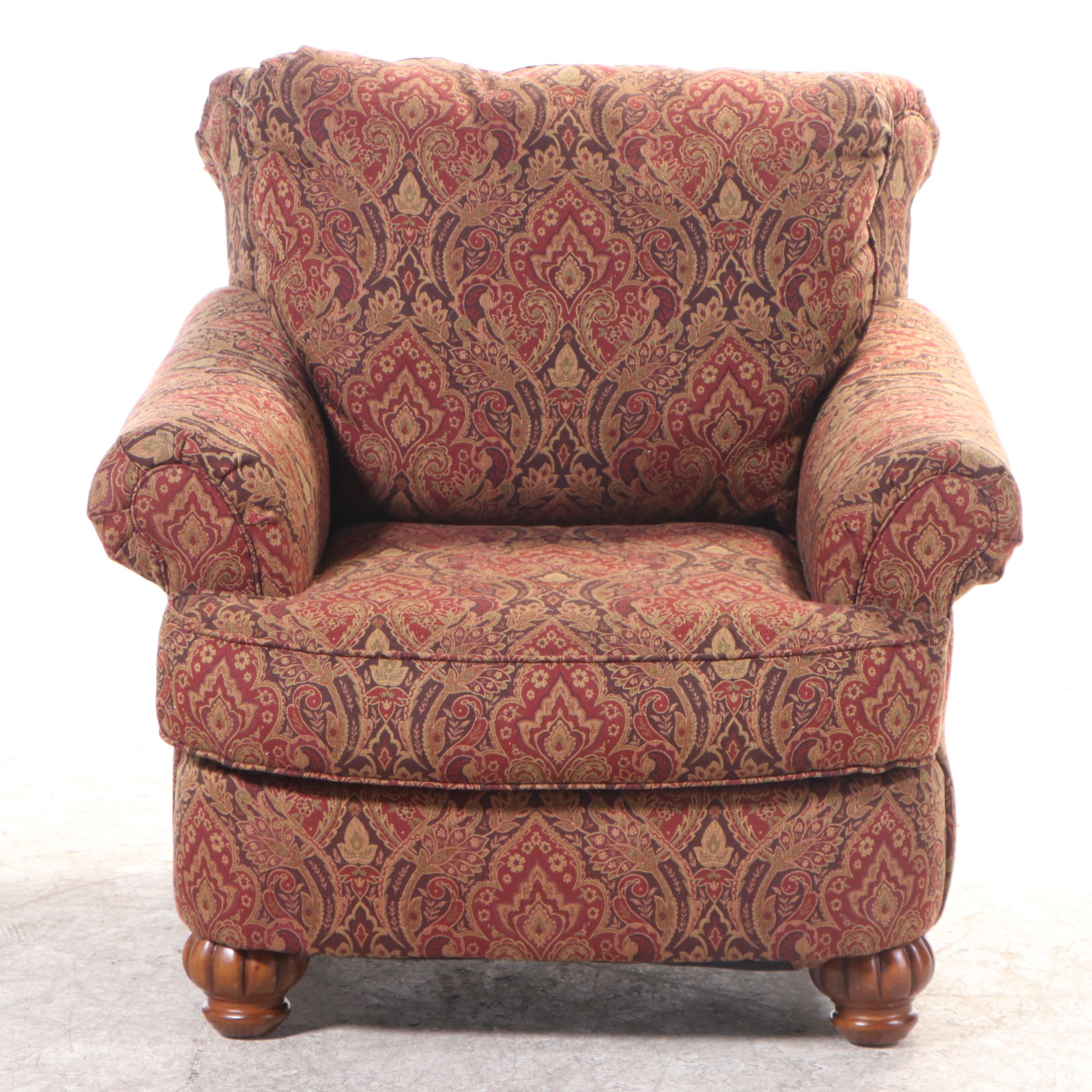 Ashley Furniture Paisley Upholstered Chair and Ottoman
