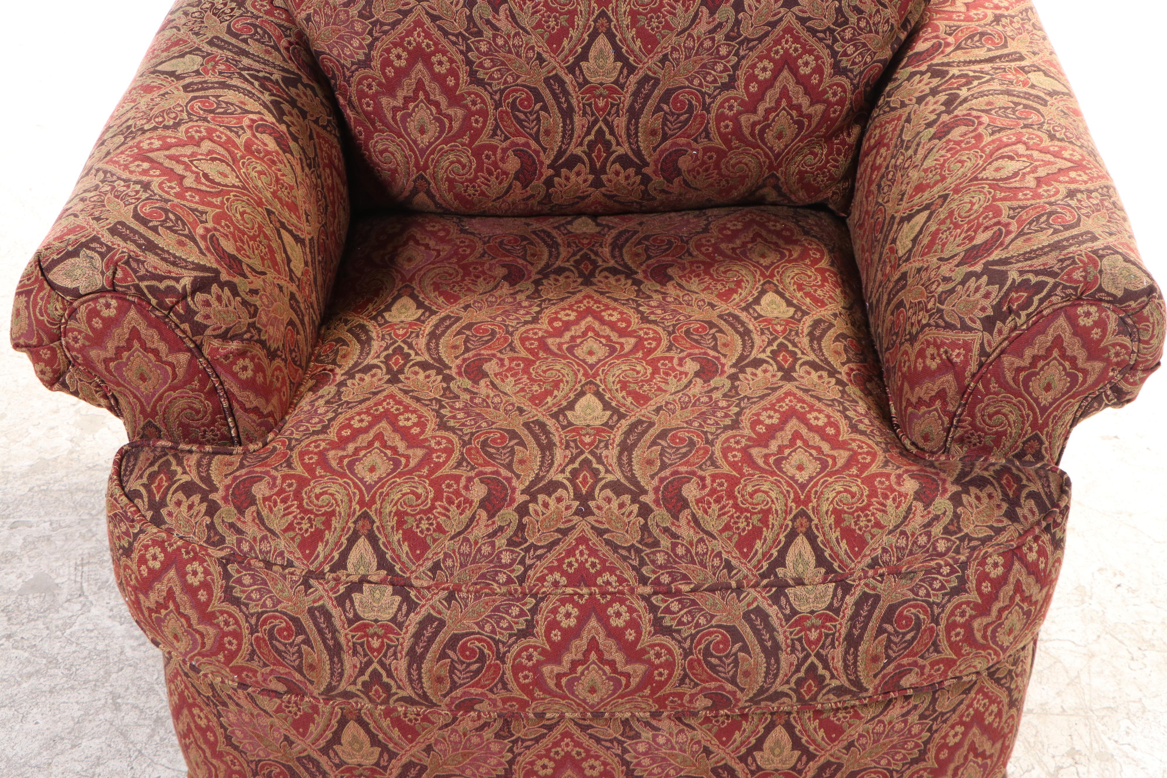 Ashley Furniture Paisley Upholstered Chair and Ottoman