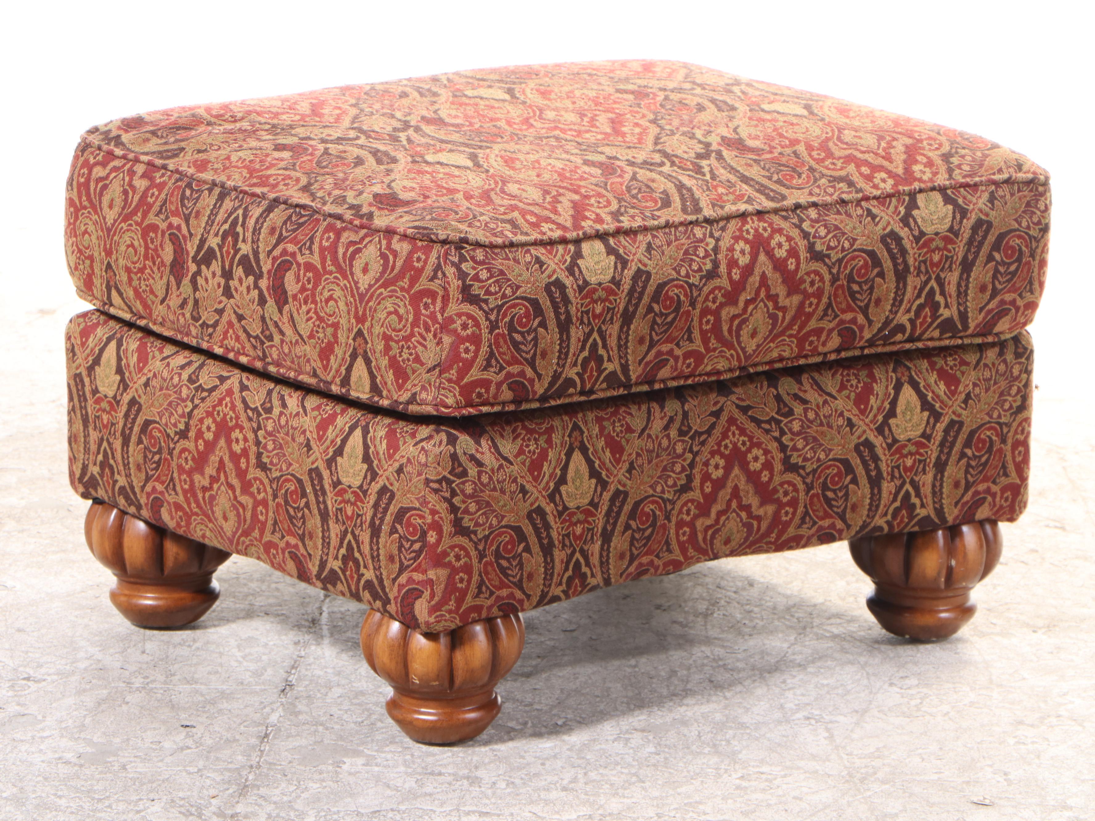 Ashley Furniture Paisley Upholstered Chair and Ottoman