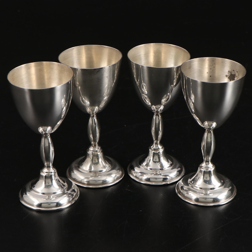 Sterling Silver Cordial Glasses