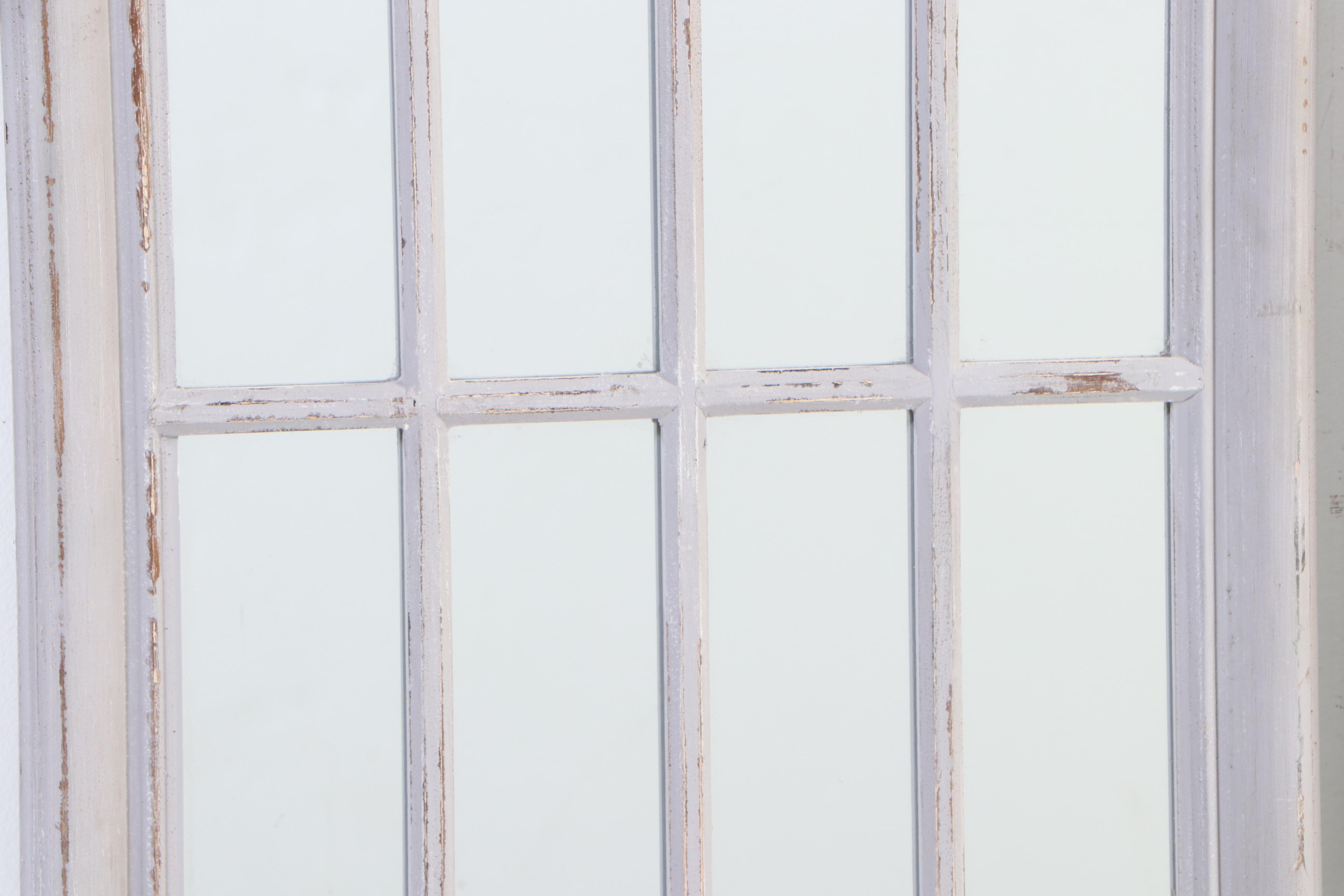 Pair of Sheffield Home Oversized Arch Top Leaner Mirrors