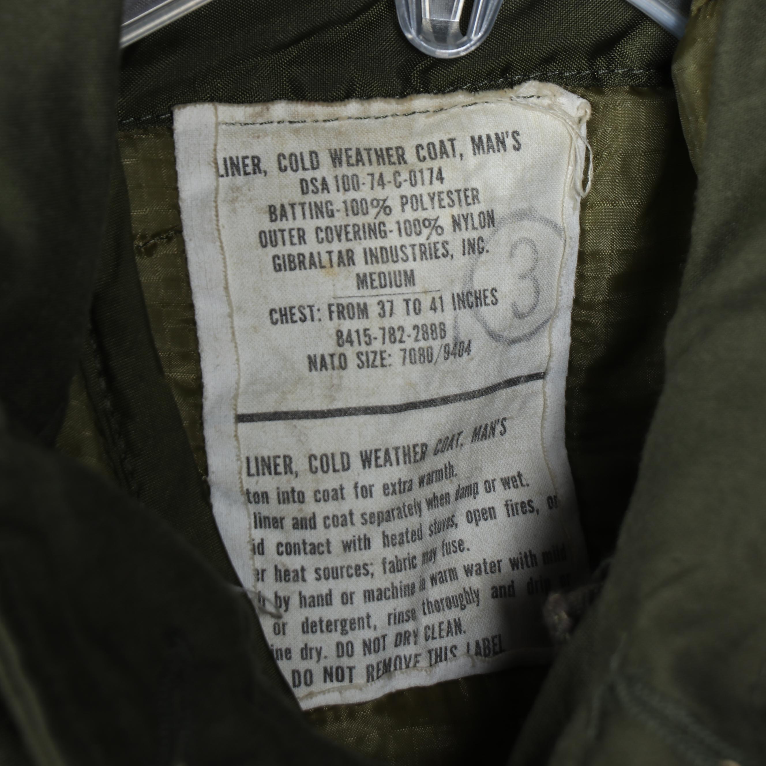 U.S. Military Cold and Hot Weather Combat Uniforms with Accessories